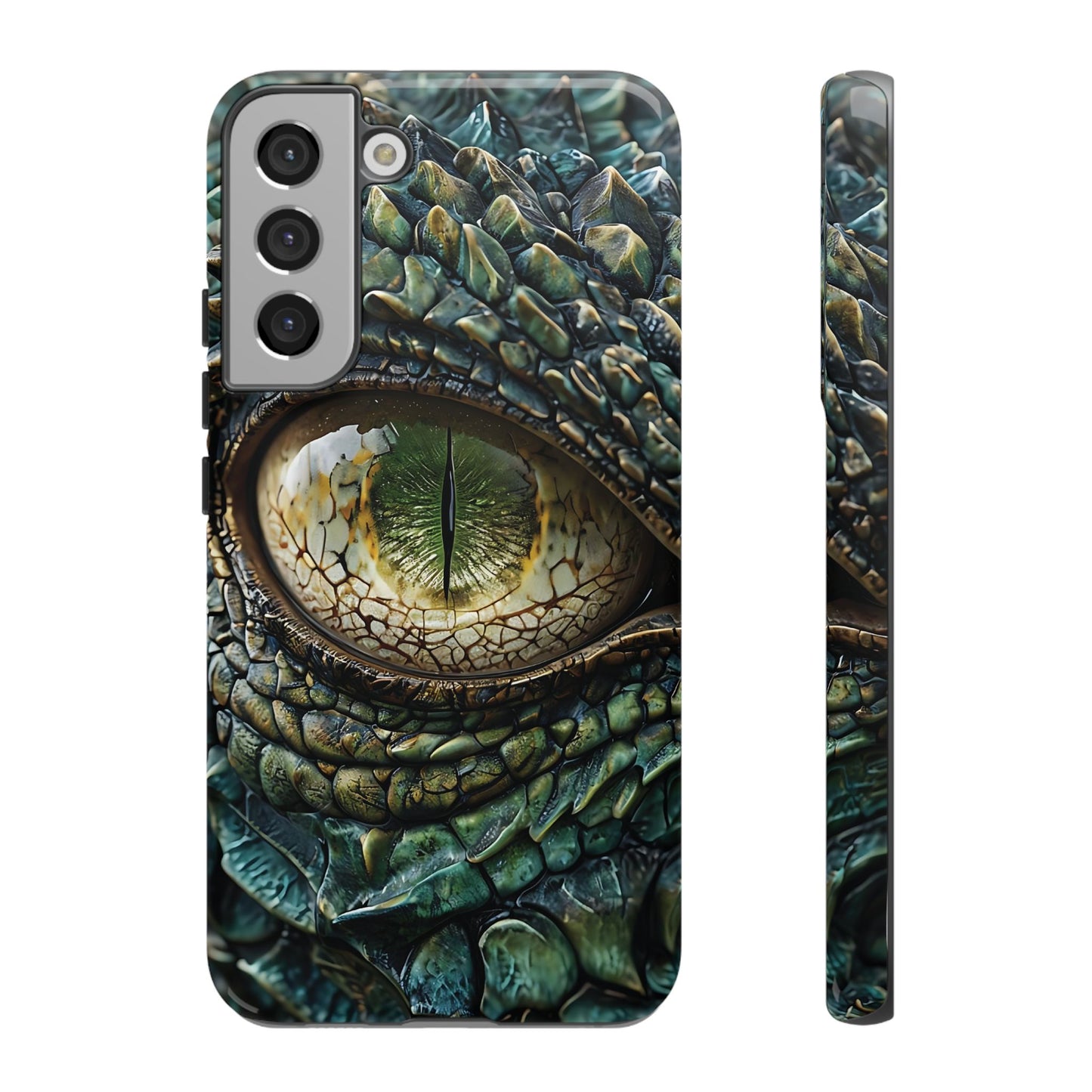 A Dragon's Eye With Intricate Scales phone case design.