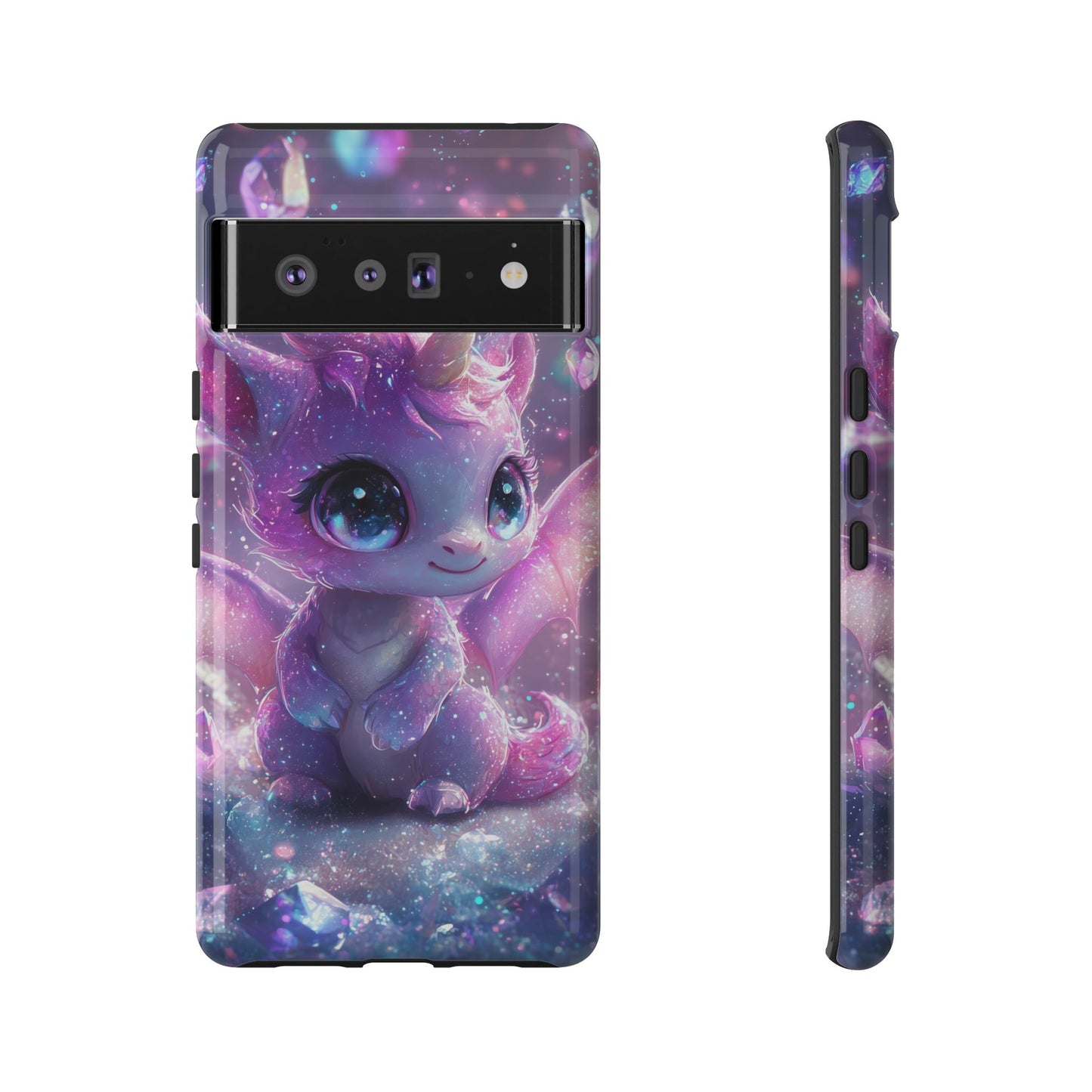Mystic Crystal Unicorn-Dragon Phone Case for iPhone, Samsung, Google Pixel