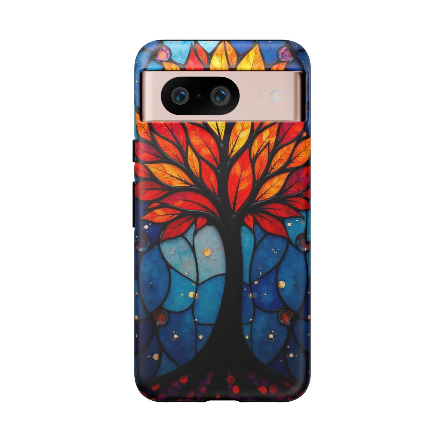 Stained Glass Tree: A Burst of Vibrant Elegance