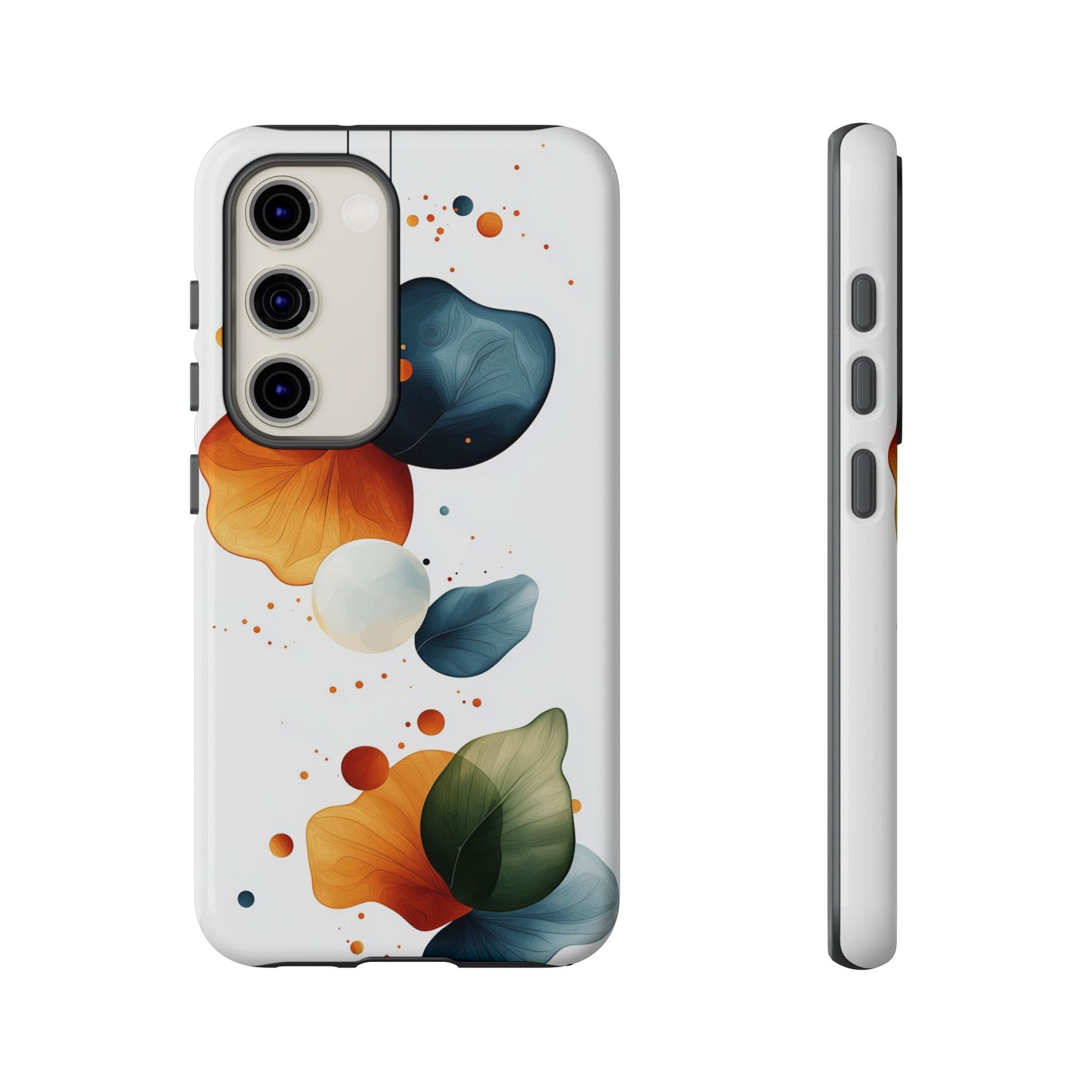 Orbital Bloom – Abstract Nature-Inspired Phone Case for iPhone, Google Pixel, Samsung