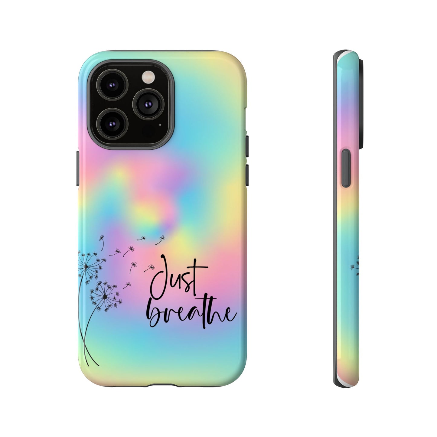 Just Breathe Phone Case - Aesthetic Minimalist Cover for iPhone, Samsung & Google Pixel