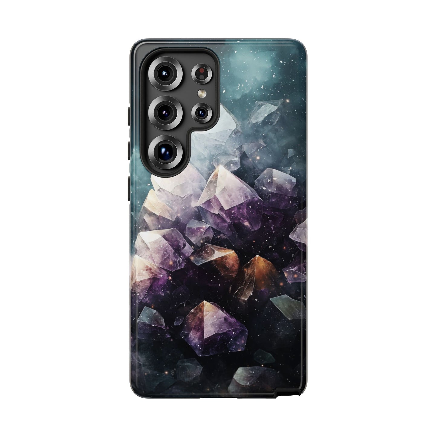Galactic Amethyst Stones Phone Case for iPhone, Samsung & Google Pixel