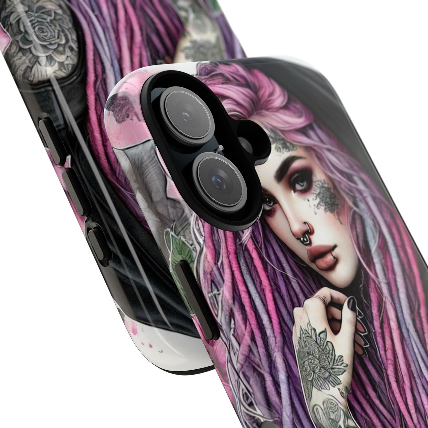 Gothic Rose Tattoo Art Mobile Case
