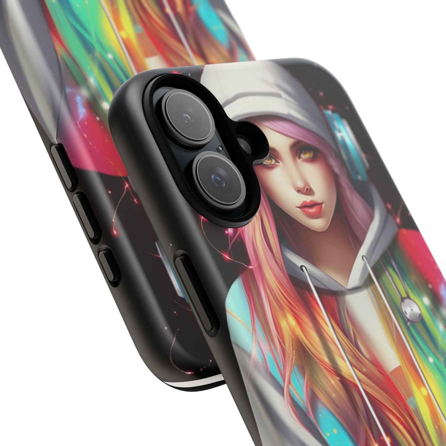 Anime Girl Phone Case - Cute Aesthetic Cover for iPhone, Samsung & Google Pixel, Girly Phone Case, Kawaii Phone Case, Anime Lover Gift