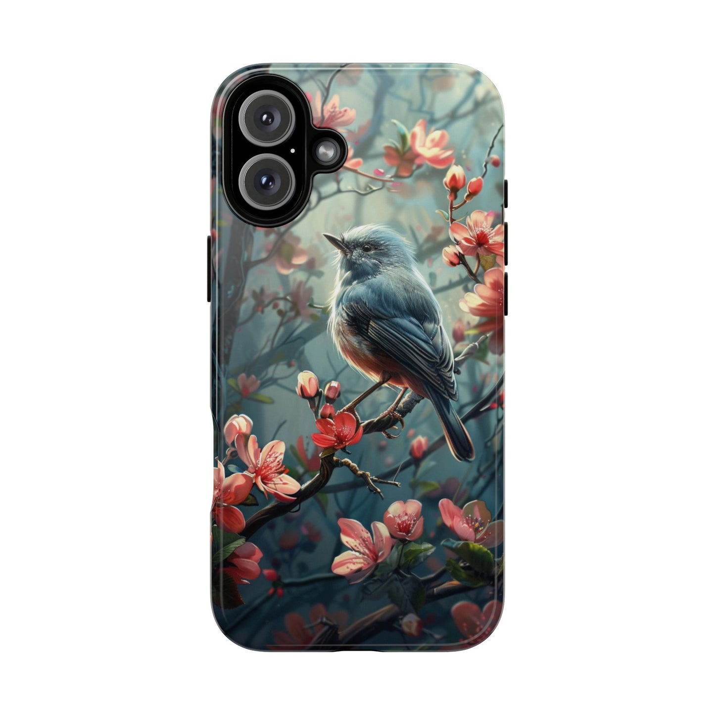 Floral Bird Phone Case β Elegant Nature-Inspired Design for iPhone, Samsung & Google Pixel