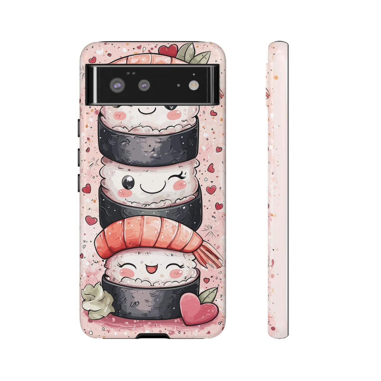 Anime Sushi Stack Phone Case β Cute & Tasty-Inspired Design for iPhone, Samsung, and Google Pixel