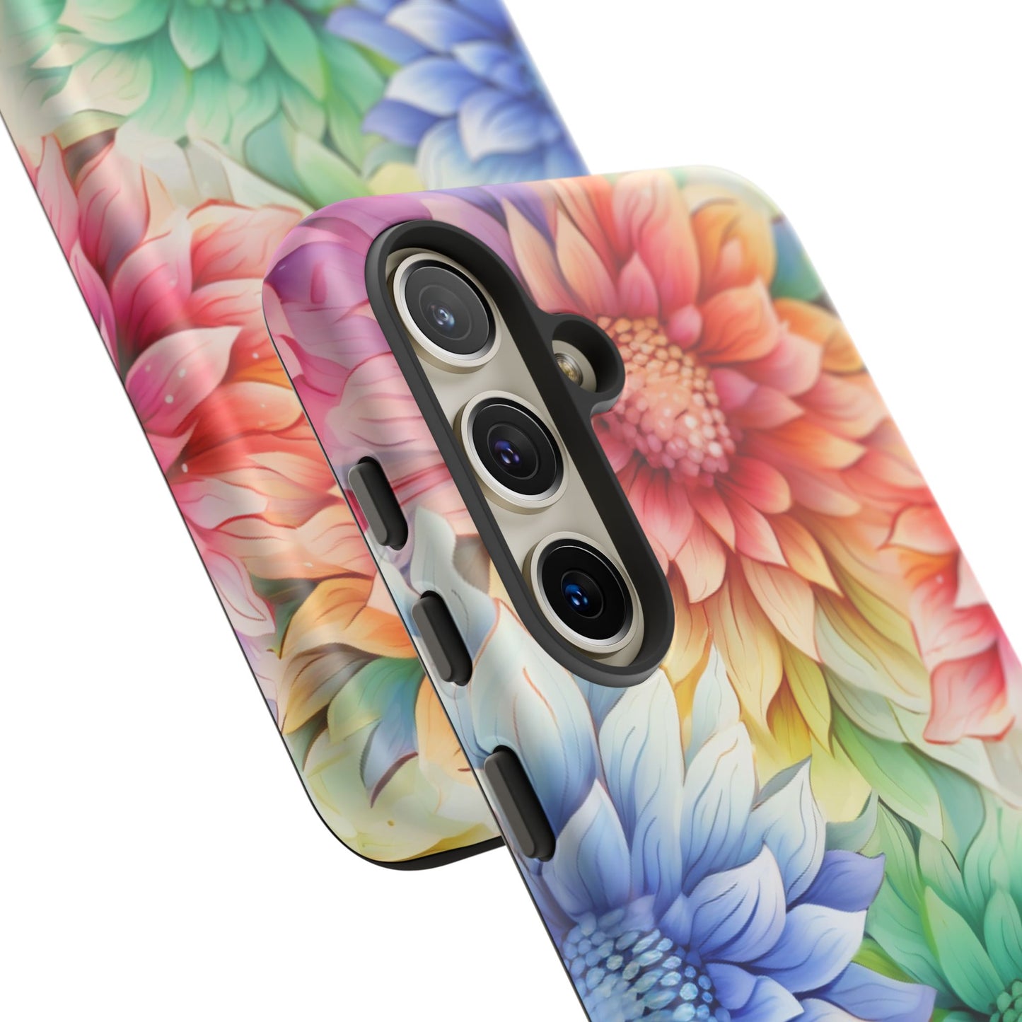 Rainbow Bloom Mandala Floral Mobile Case