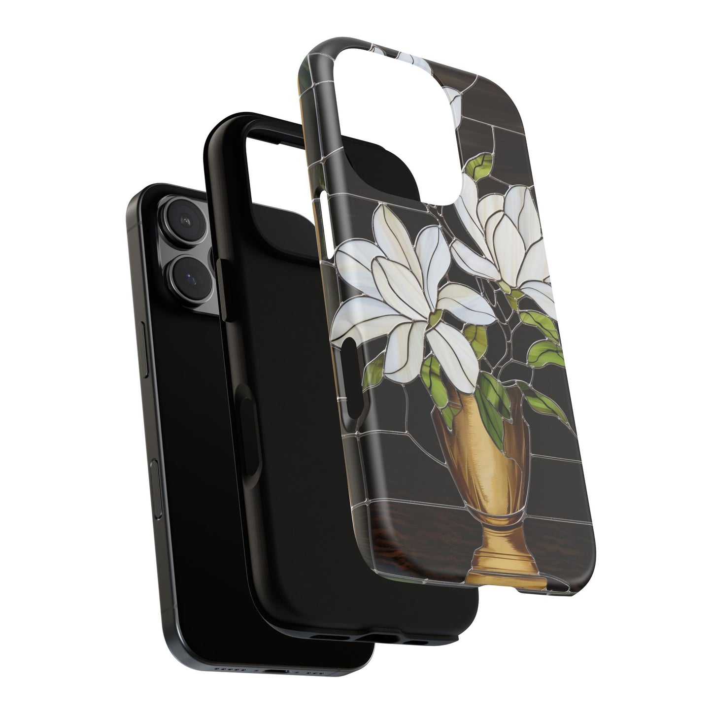 Stained Glass Floral Phone Case