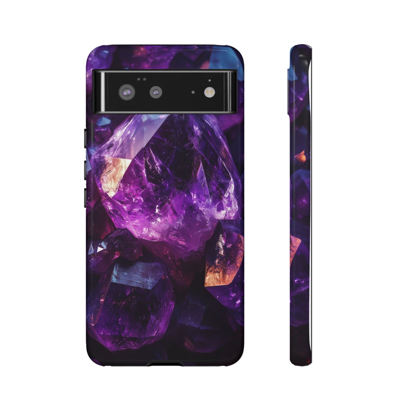 Royal Amethyst Stones Crystals Phone Case for iPhone, Samsung & Google Pixel