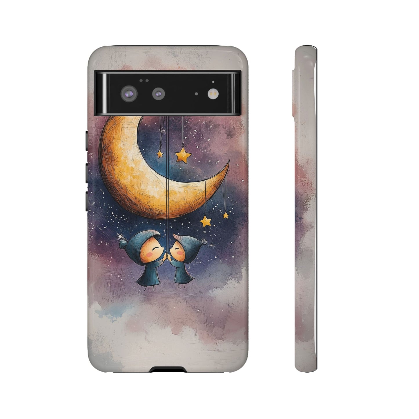 Dreamy Moonlight Duo Phone Case for iPhone, Samsung, Google Pixel