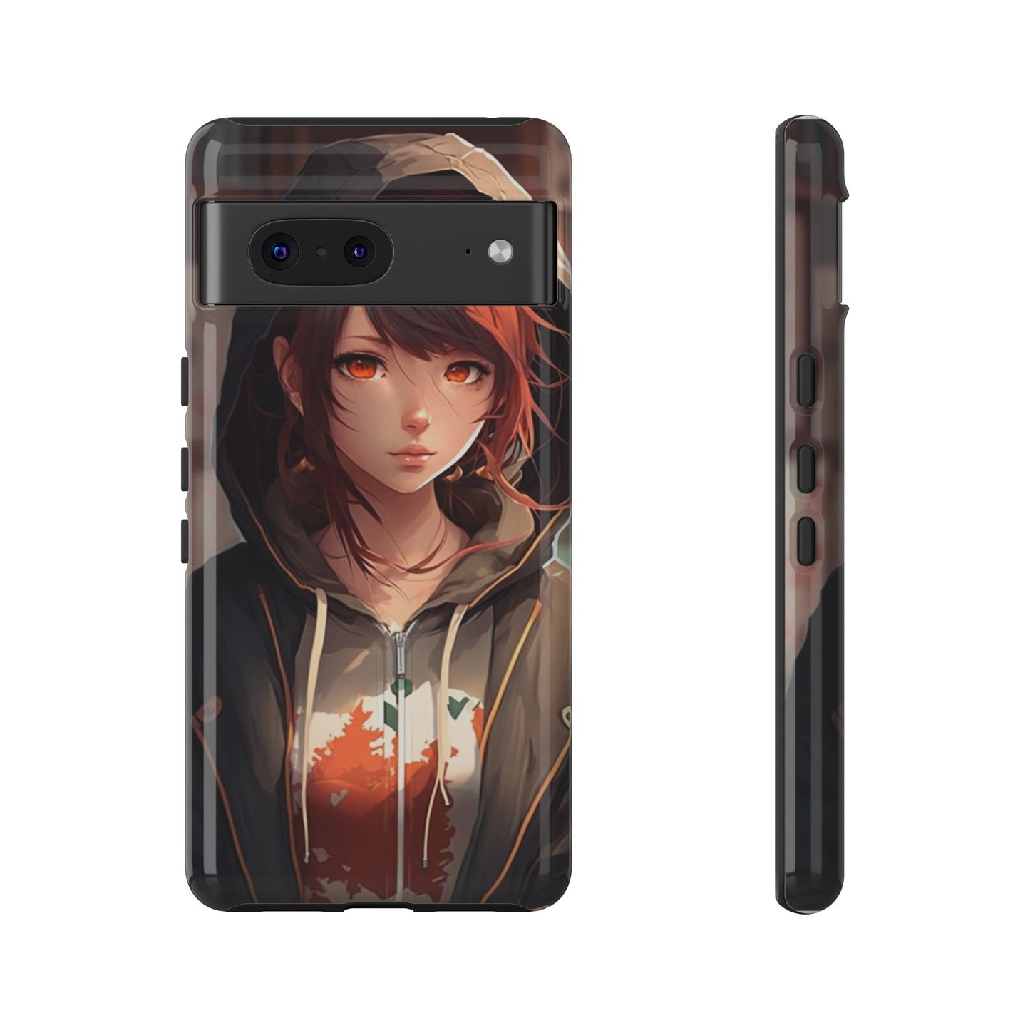 Anime Girl Phone Case - Cute Aesthetic Cover for iPhone, Samsung & Google Pixel, Girly Phone Case, Kawaii Lover Gift