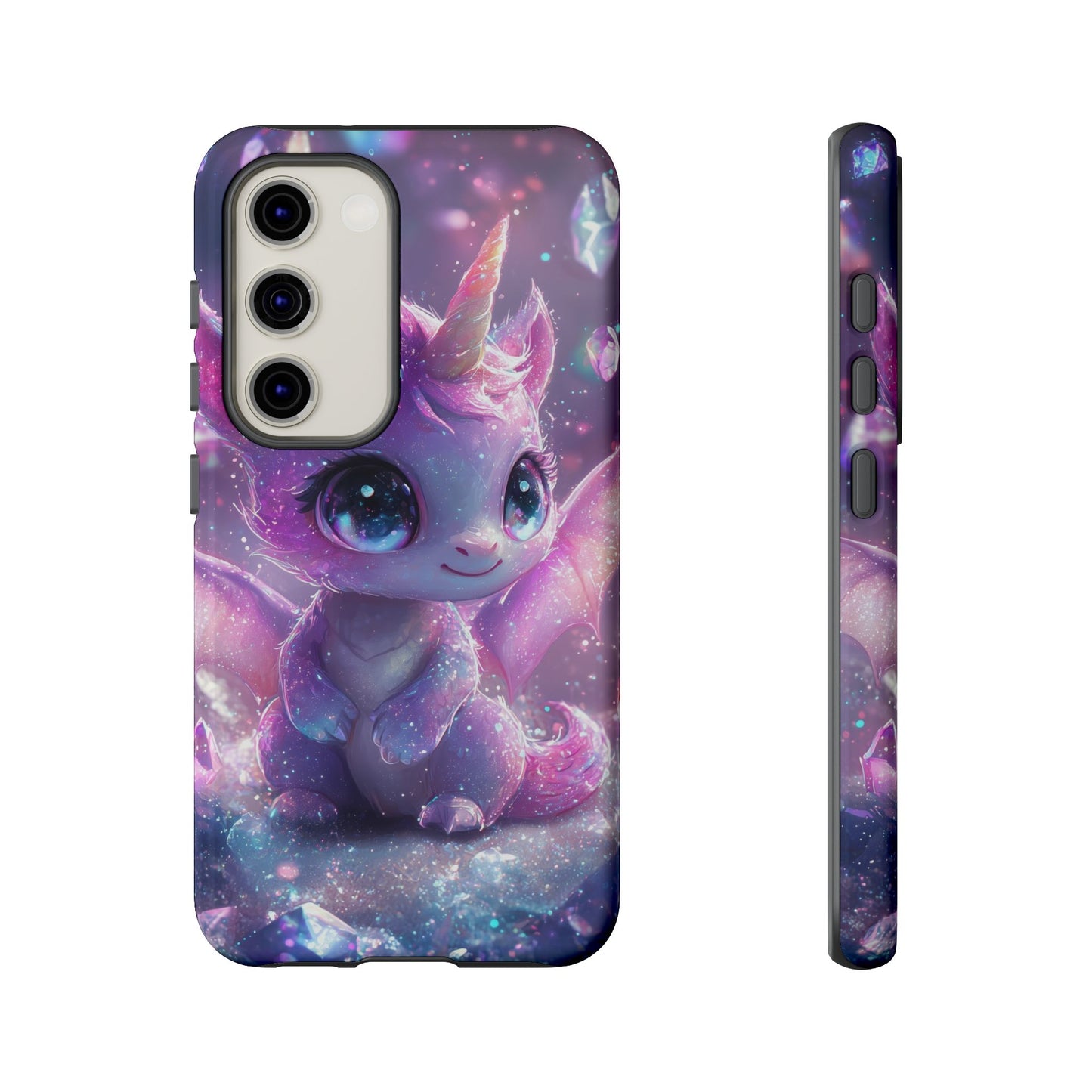 Mystic Crystal Unicorn-Dragon Phone Case for iPhone, Samsung, Google Pixel