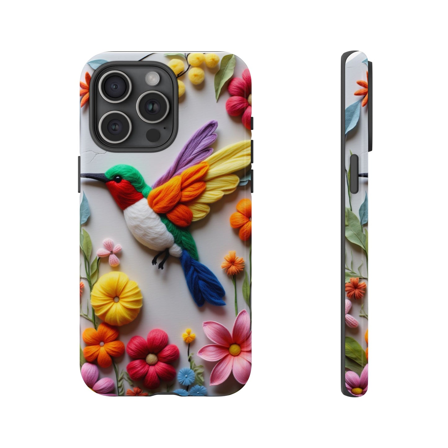 Elegant Hummingbird with Floral Mosaic Design | Nature's Artistic Vibes | Pixel 8 pro