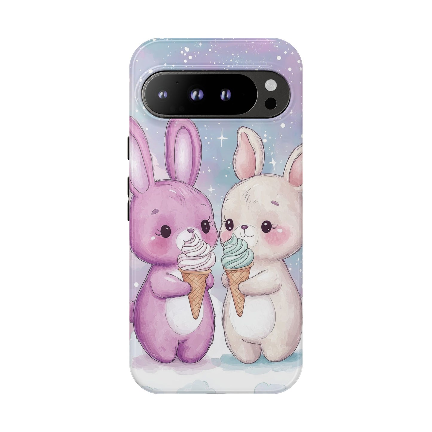 Sweet Bunny Bliss - Kawaii Anime Phone Case for iPhone, Samsung, Google Pixel