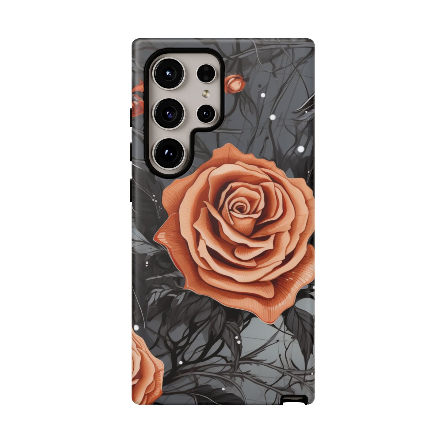 Mystic Noir Rose Mobile Case