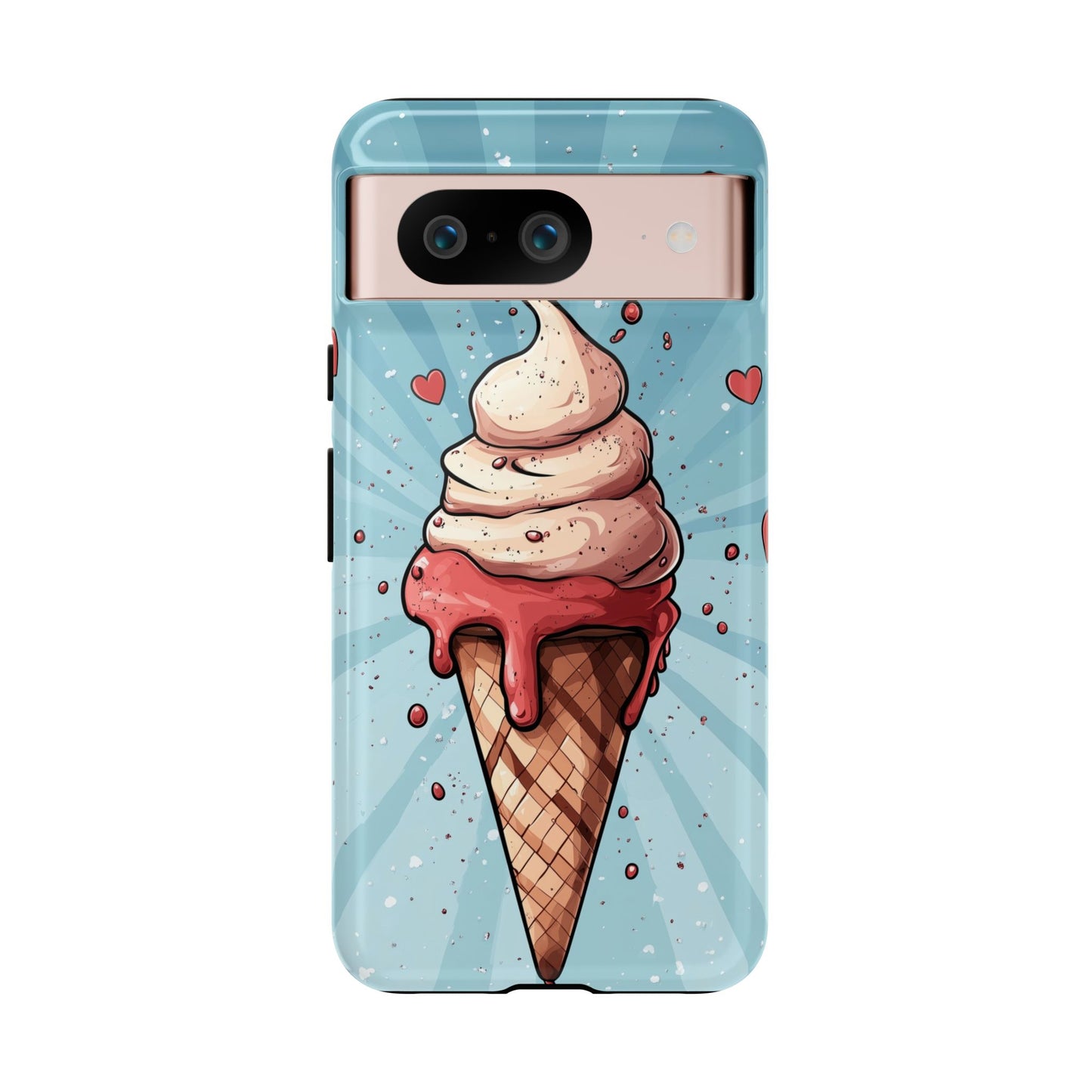 Sweet Scoop Anime Ice Cream Phone Case iPhone, Samsung, Google Pixel