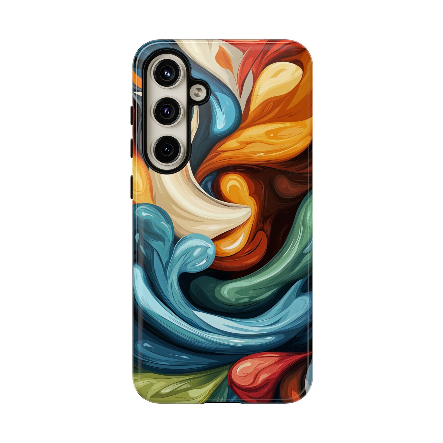 Color Current – Fluid Energy Abstract Phone Case for iPhone, Samsung & Pixel