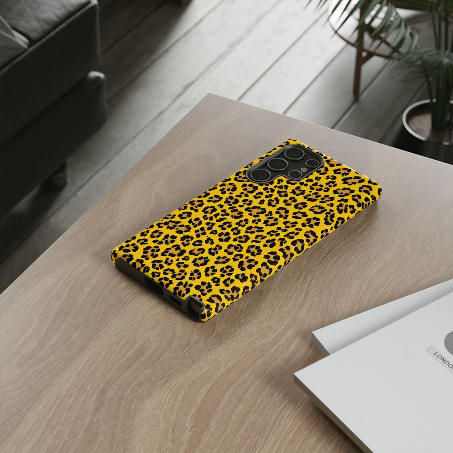 Leopard Texture Printed Back Cover Case phone