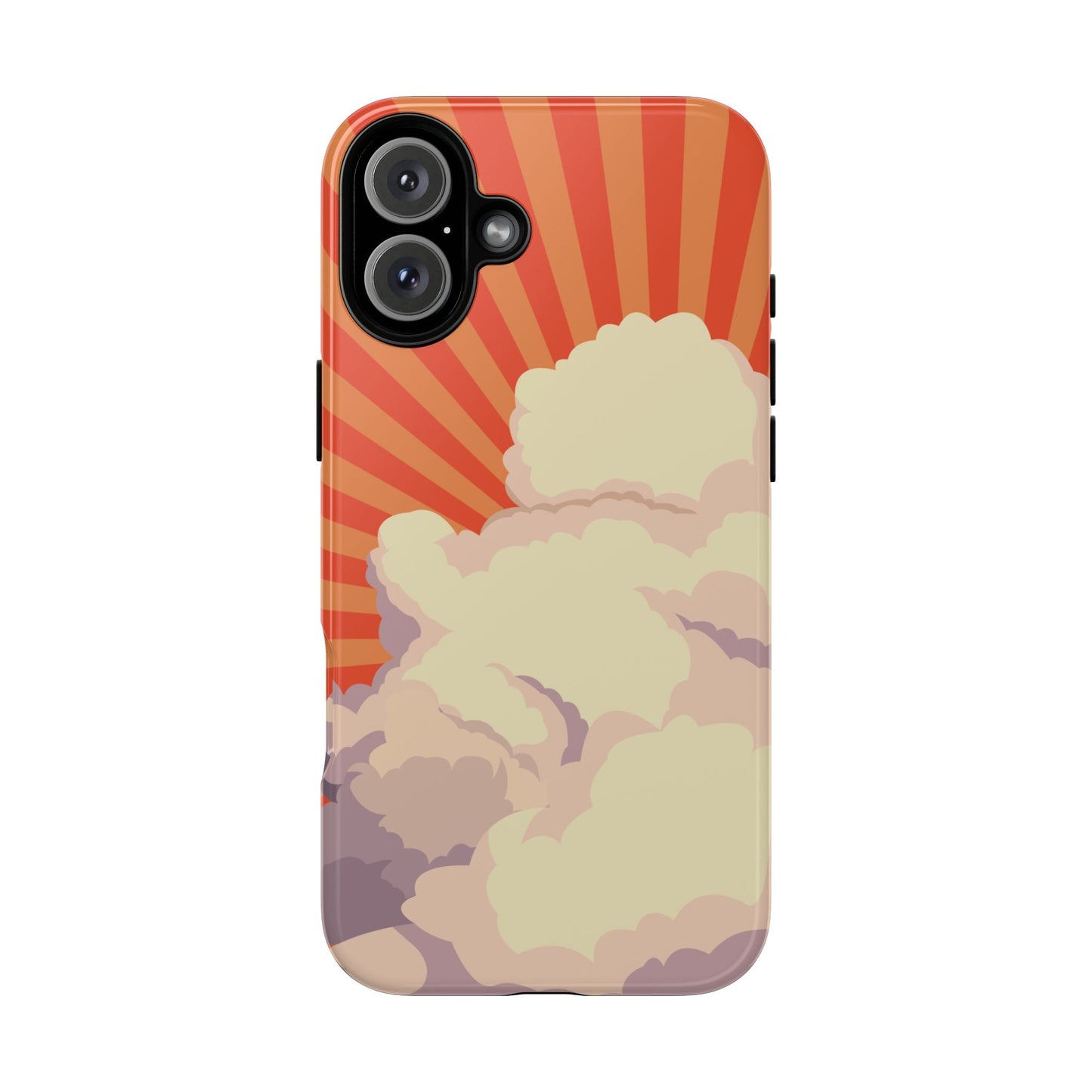 Retro Groovy Cloud Phone Case β 70s Aesthetic for iPhone, Samsung & Google Pixel