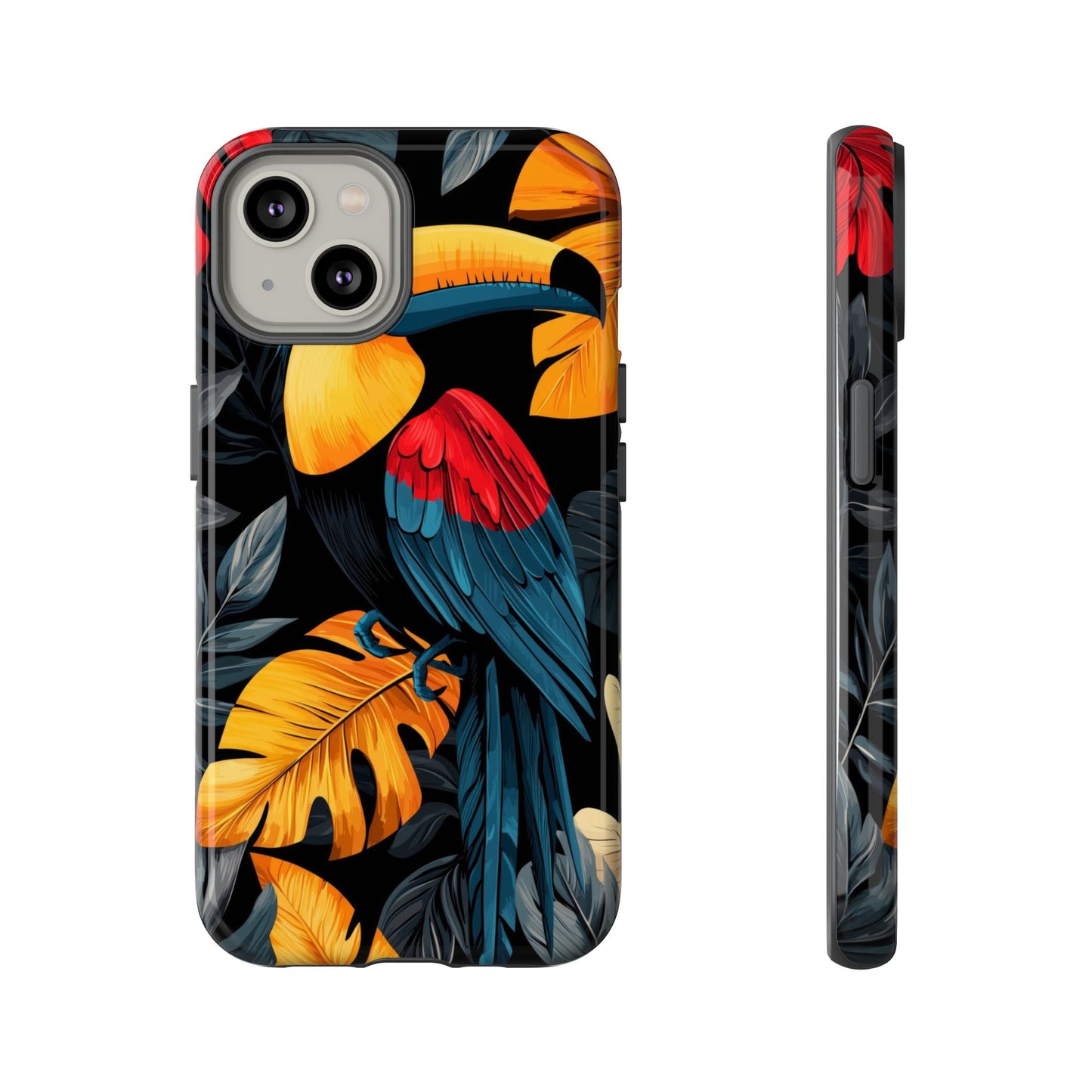 Exotic Toucan Feathers Phone Case – Nature’s Elegance for iPhone, Pixel & Samsung