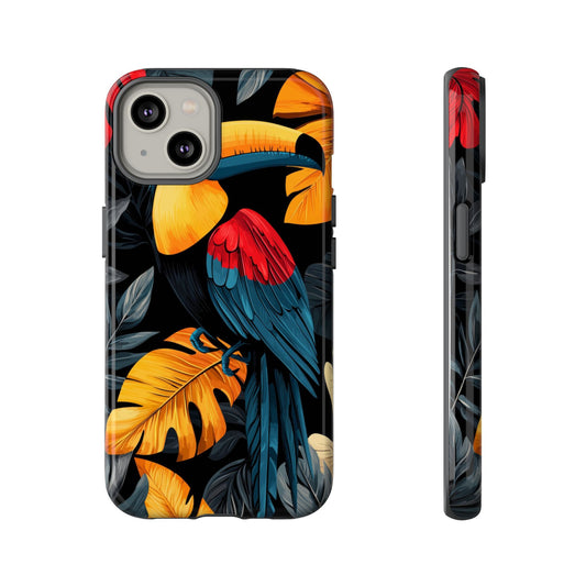 Exotic Toucan Feathers Phone Case – Nature’s Elegance for iPhone, Pixel & Samsung
