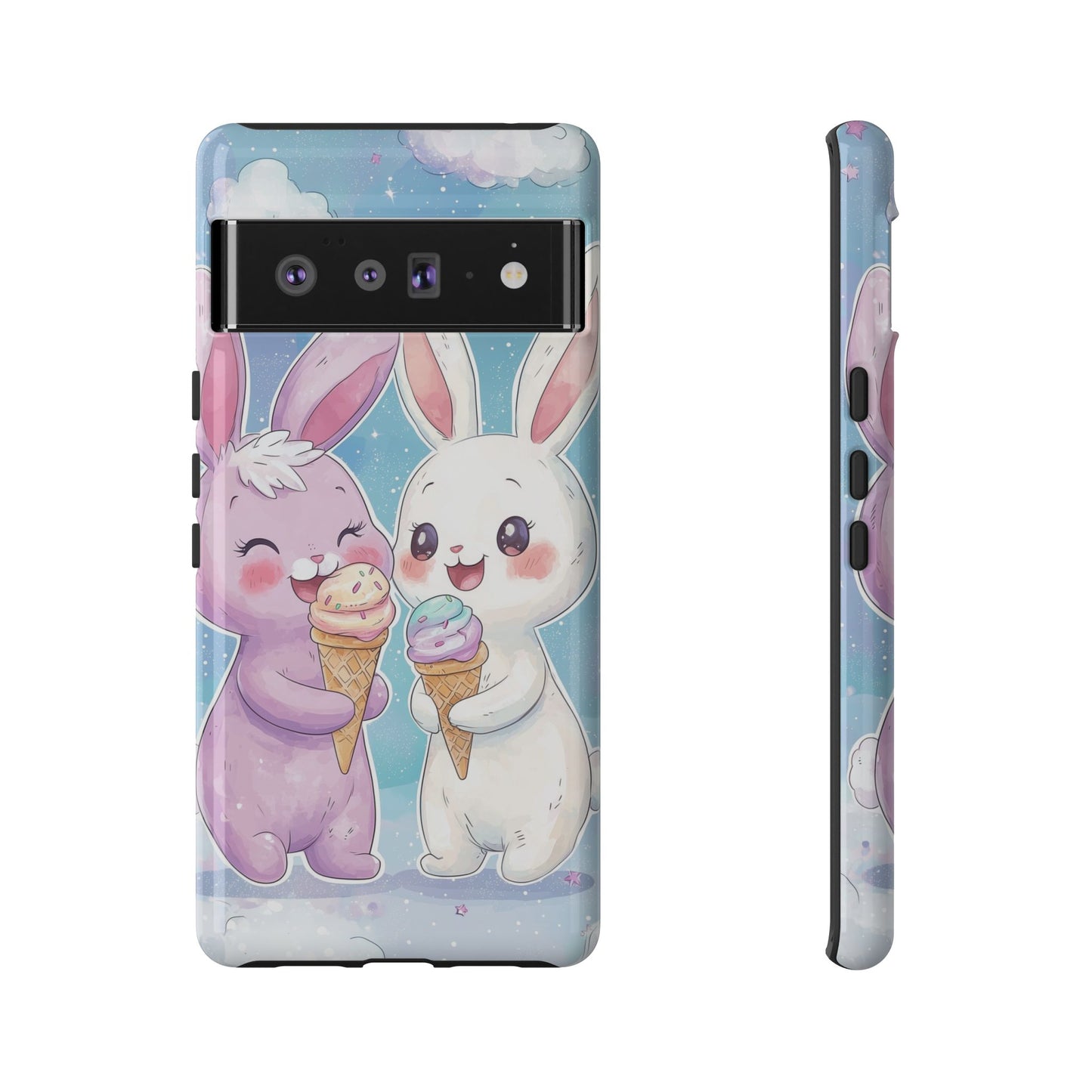Sweet Bunny Bliss - Kawaii Anime Phone Case for iPhone, Samsung, Google Pixel