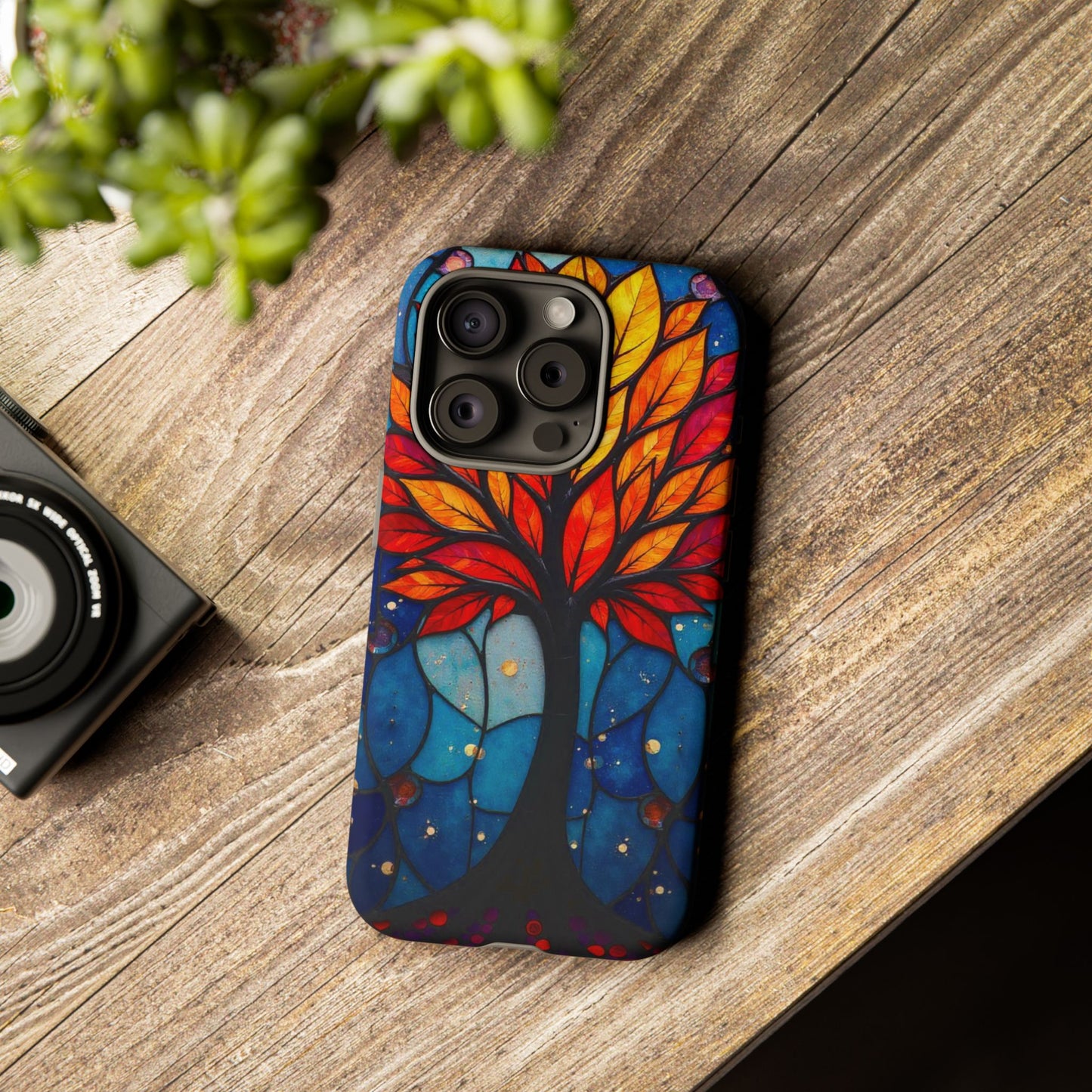 Stained Glass Tree: A Burst of Vibrant Elegance