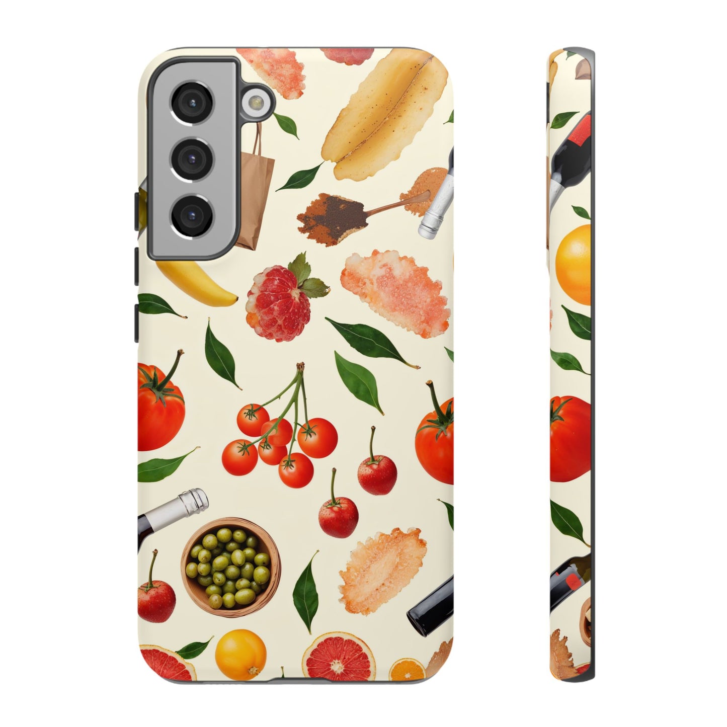 Fresh Fruits & Veggies Pattern Phone Case