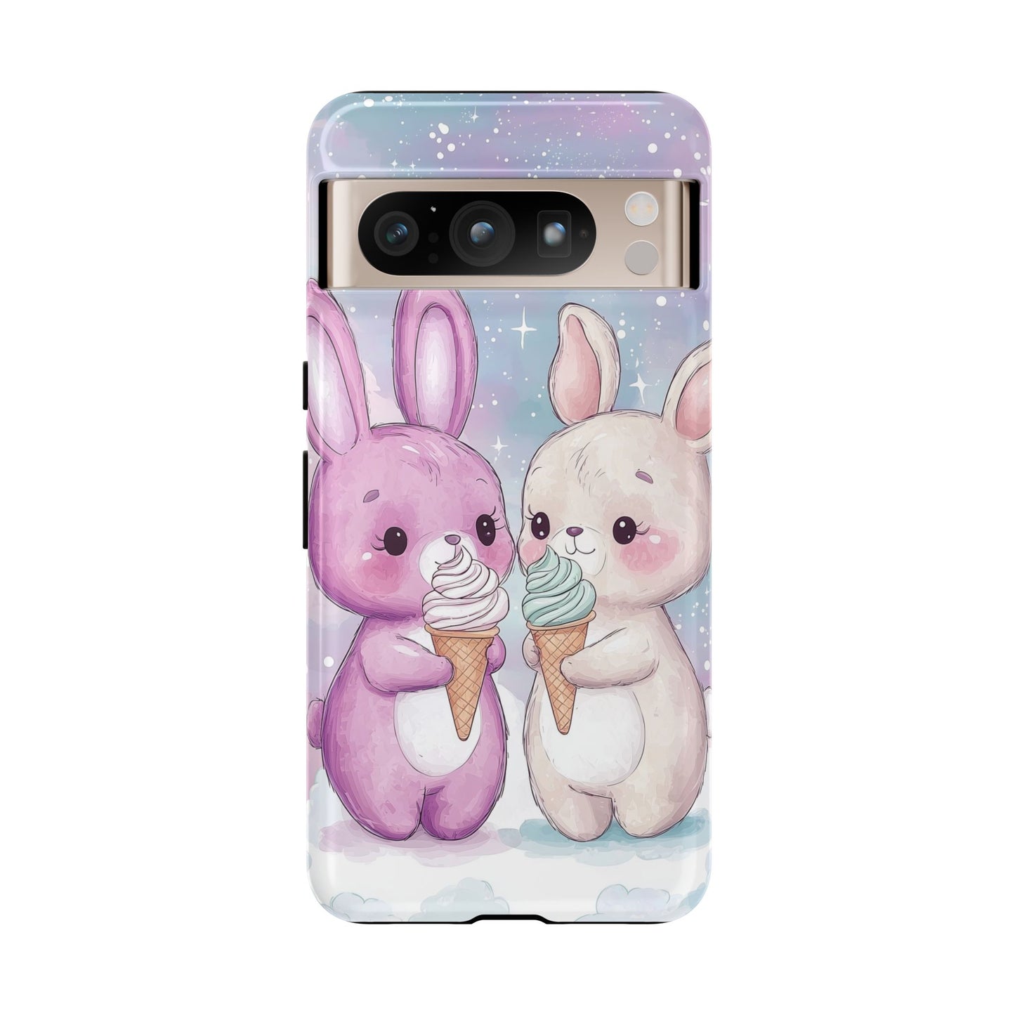 Sweet Bunny Bliss - Kawaii Anime Phone Case for iPhone, Samsung, Google Pixel
