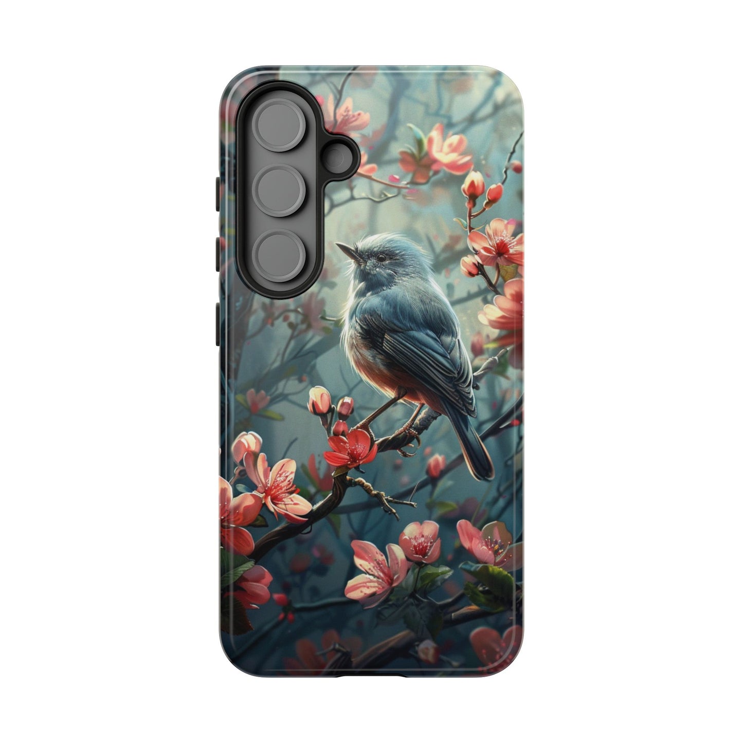 Floral Bird Phone Case β Elegant Nature-Inspired Design for iPhone, Samsung & Google Pixel