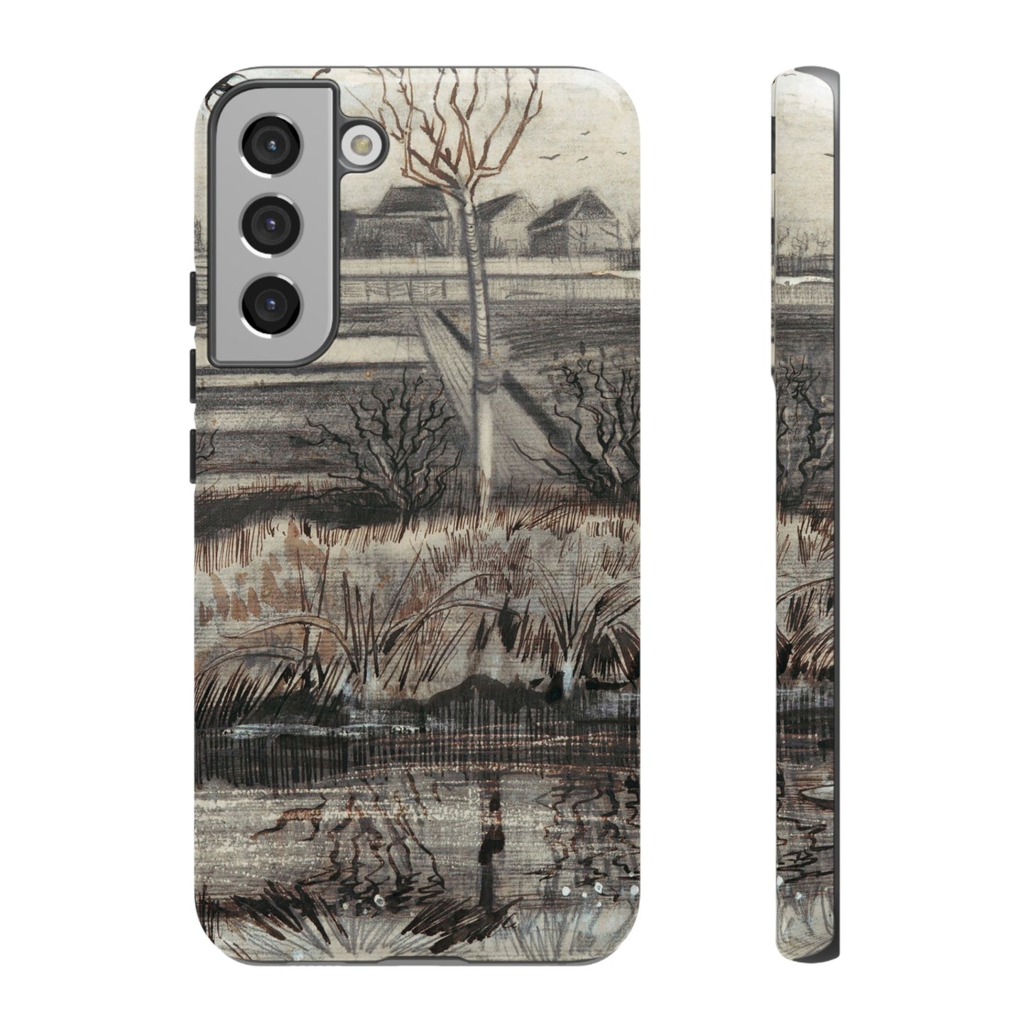 Vincent Van Gogh Lake Painting Phone Case - iPhone, Samsung, Google Pixel - Artistic Impressionist Cover