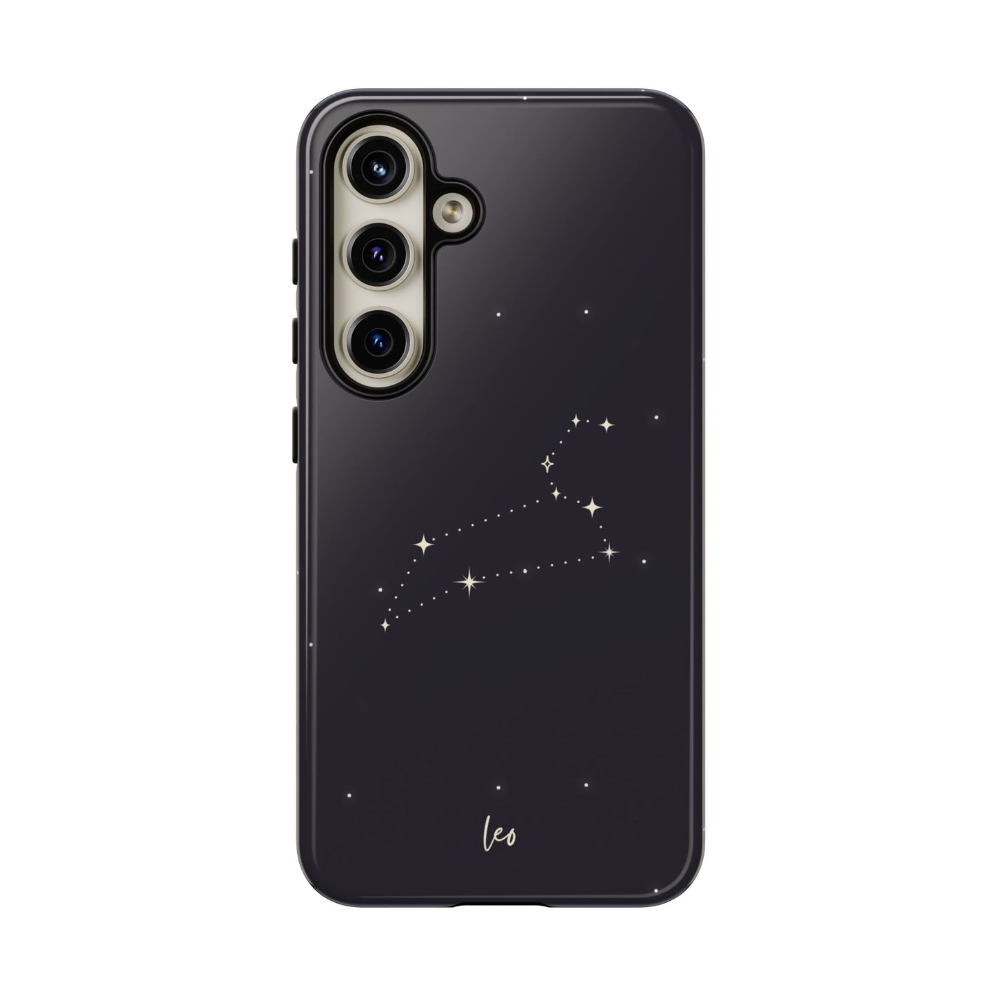Leo Constellation Phone Case – Majestic Starry Night Pattern – Cosmic Aesthetic for iPhone, Samsung & Google Pixel
