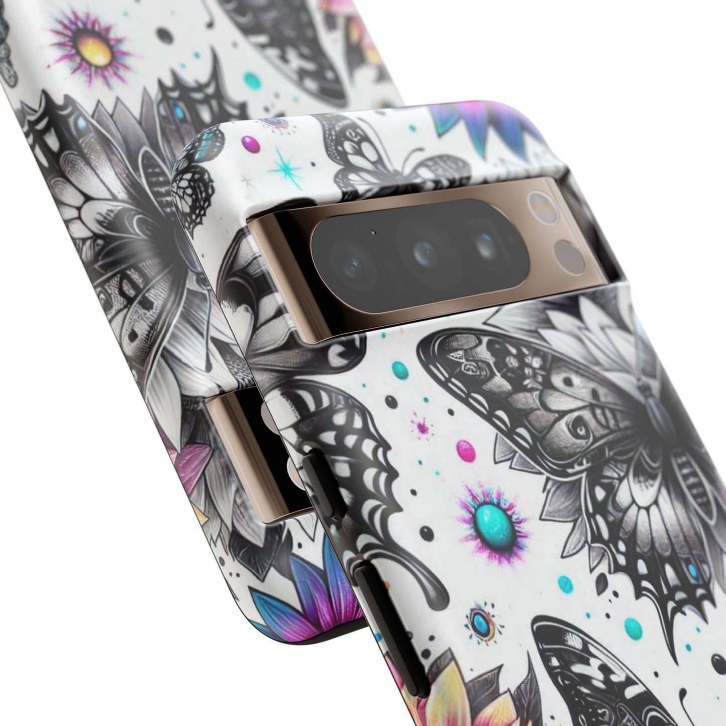 Celestial Flight – Cosmic Butterflies & Floral Magic Mobile Cover