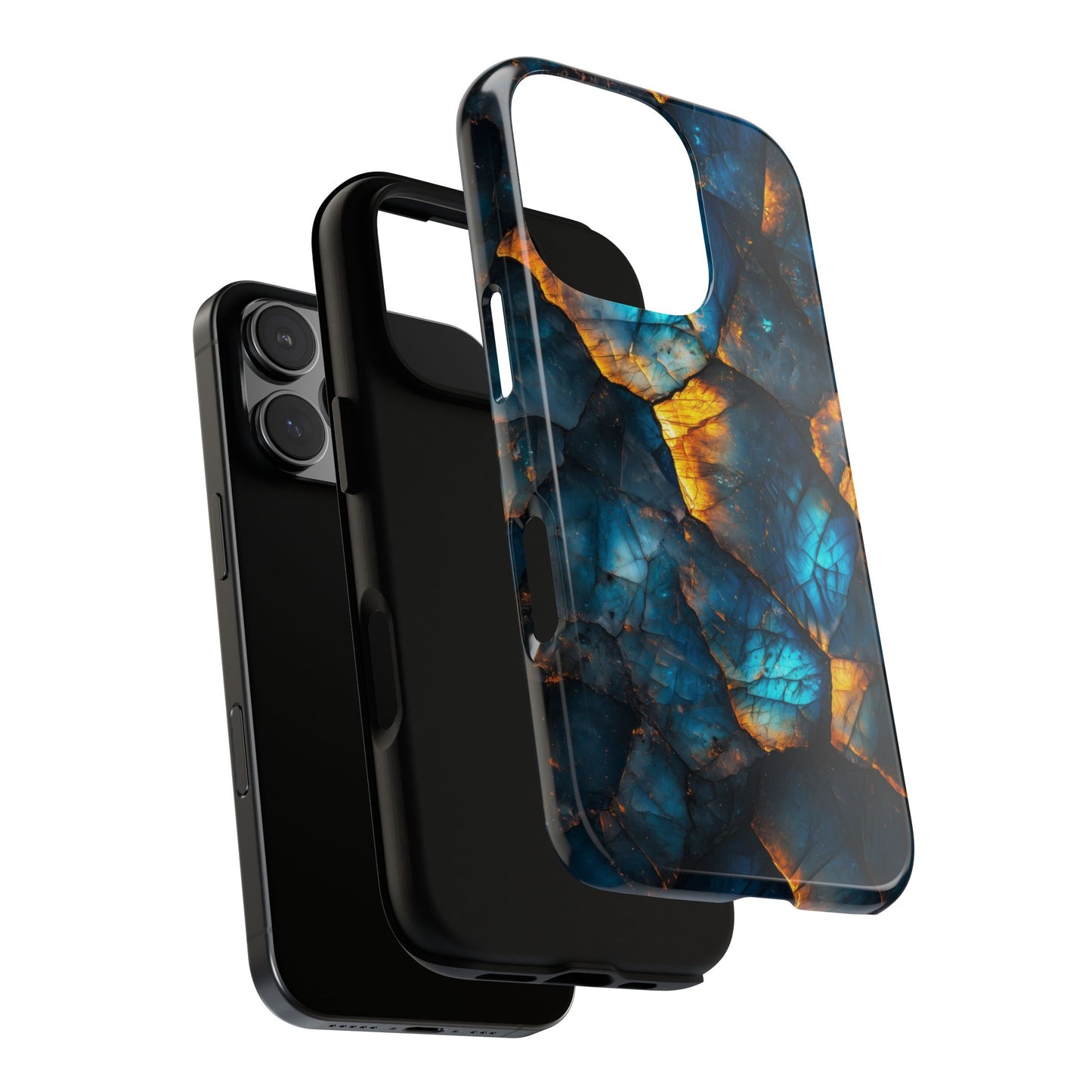 Luminous Midnight Stone Phone Case for iPhone, Samsung & Google Pixel