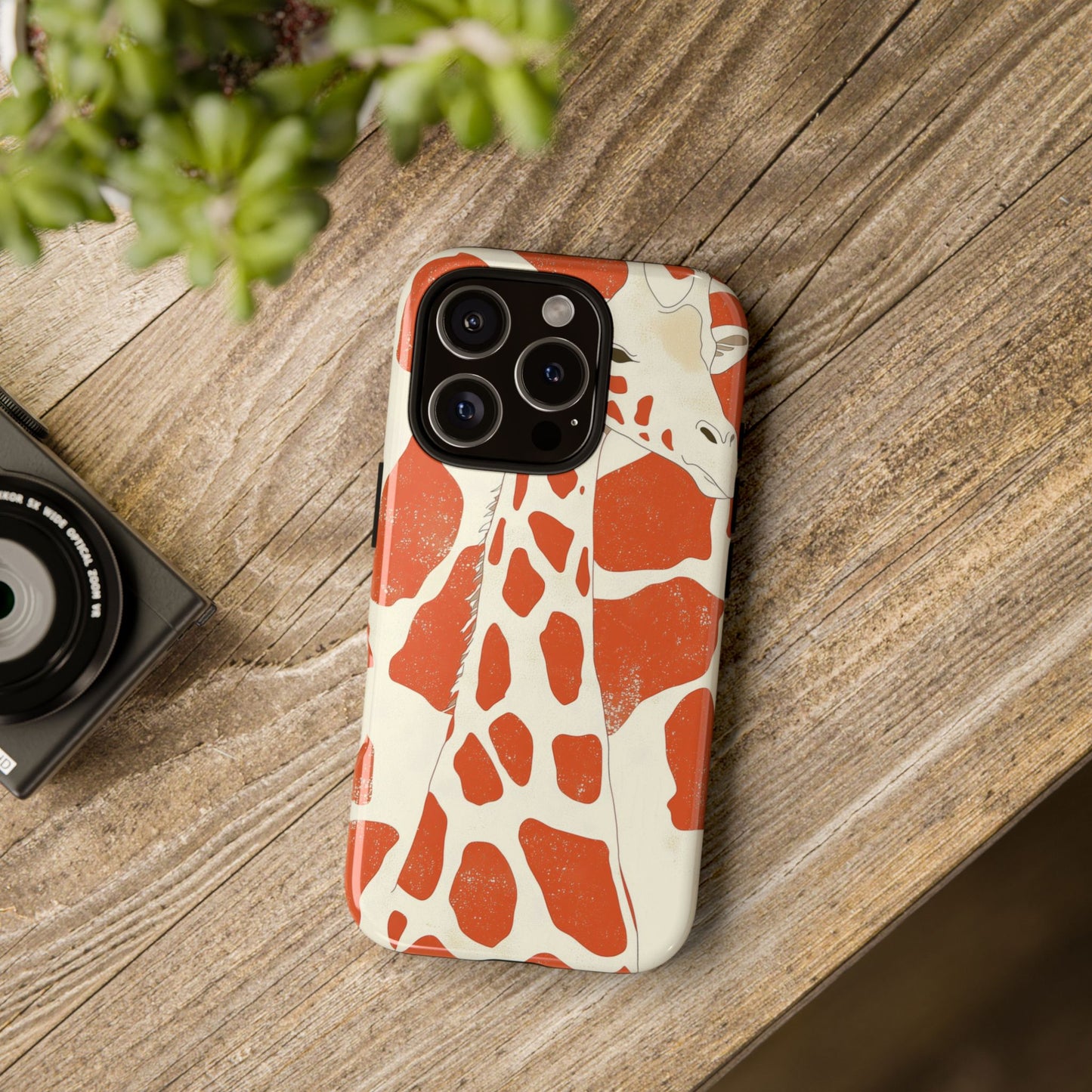 Minimalist Giraffe Print Phone Case β Earthy & Elegant for iPhone, Pixel & Samsung
