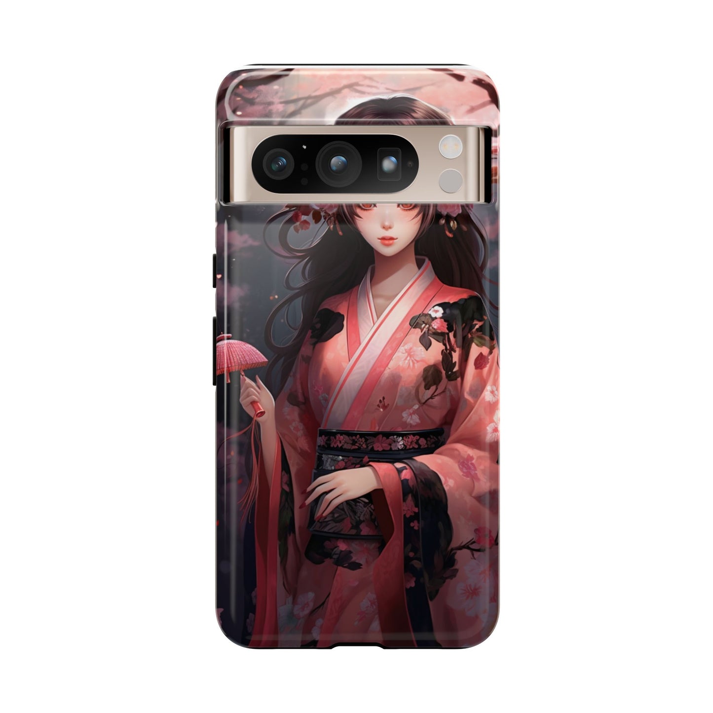 Kawaii Phone Case, Anime Girl Phone Case - Cute Aesthetic Cover for iPhone, Samsung & Google Pixel, Girly Phone Case, Anime Lover Gift