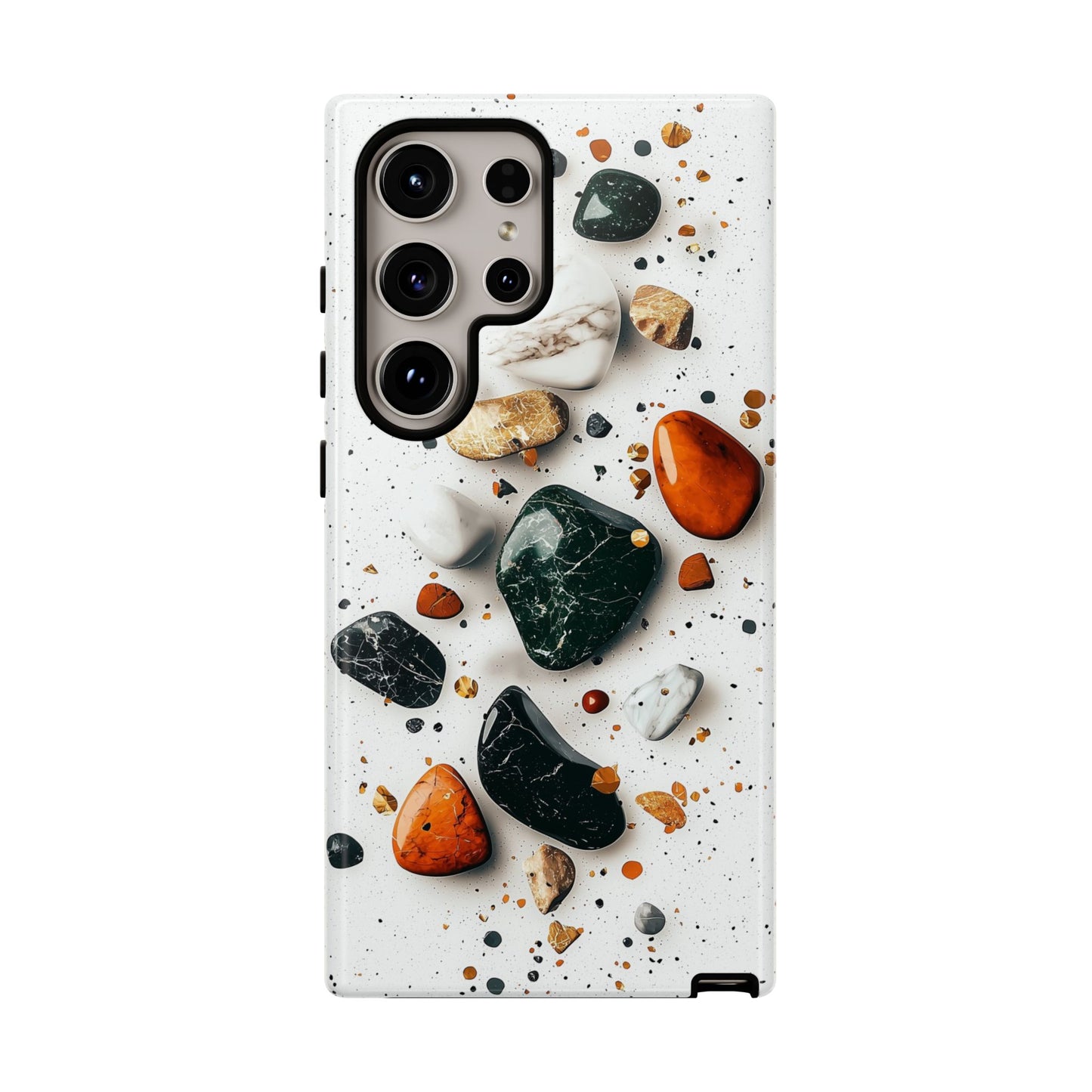 Marble Mosaic Charm – Terrazzo Stone Phone Case for iPhone, google Pixel & Samsung