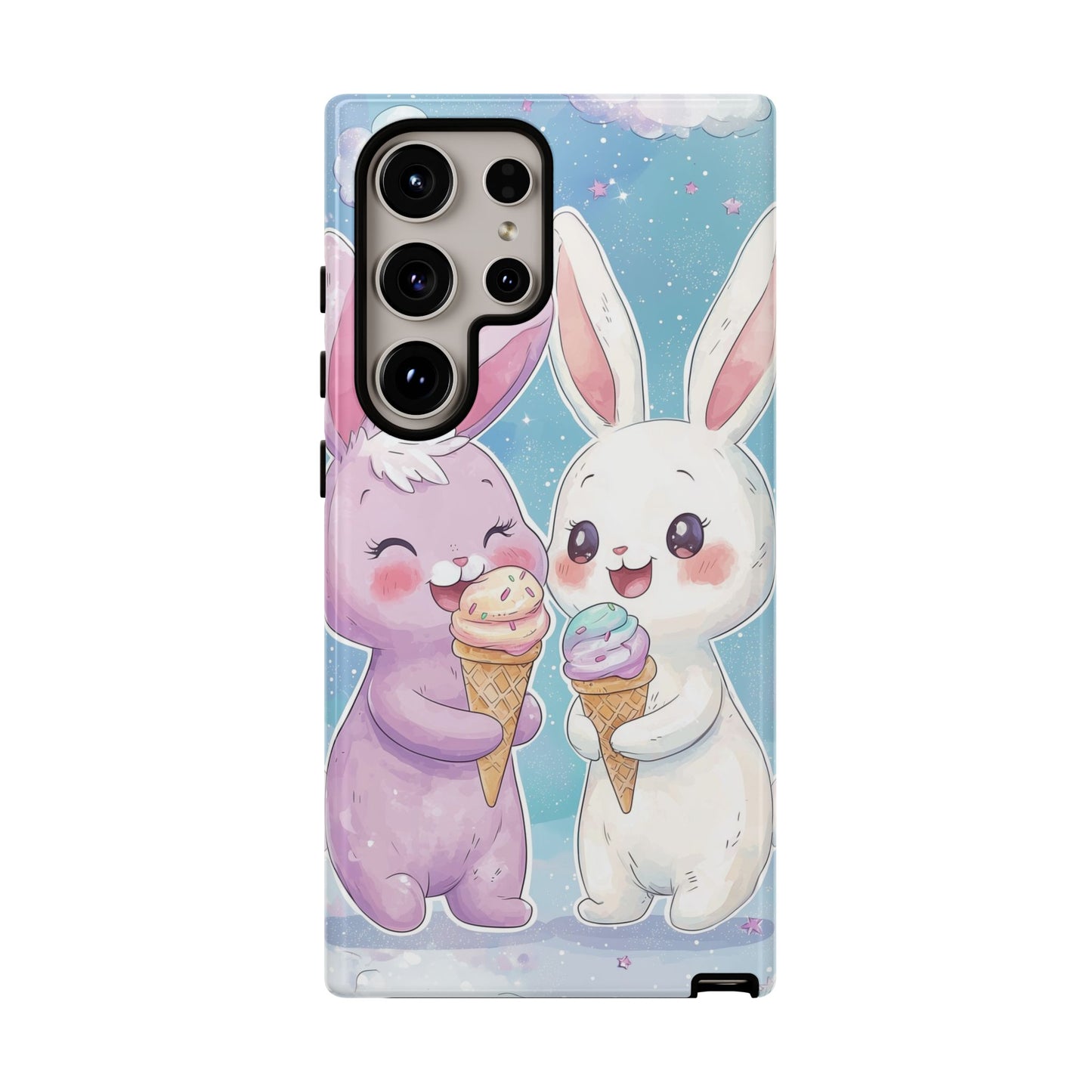 Sweet Bunny Bliss - Kawaii Anime Phone Case for iPhone, Samsung, Google Pixel