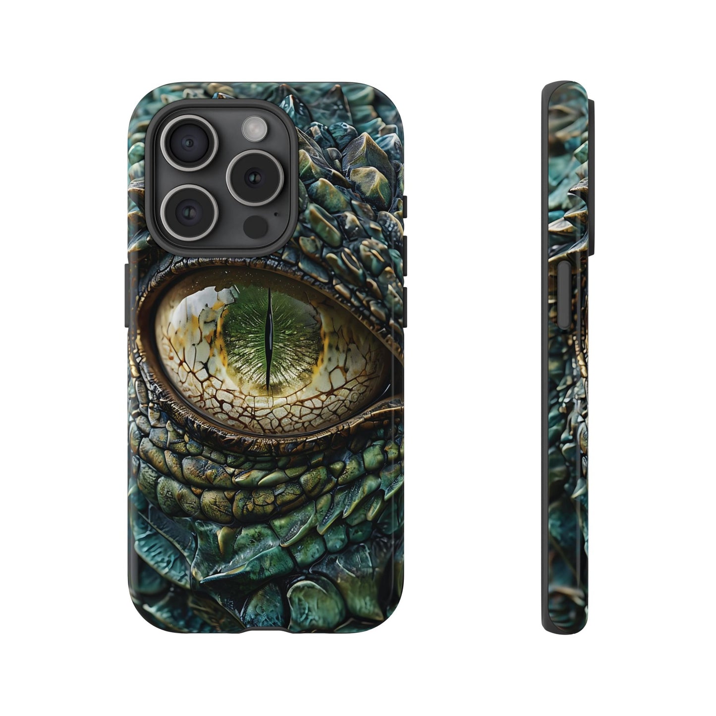 A Dragon's Eye With Intricate Scales phone case design.