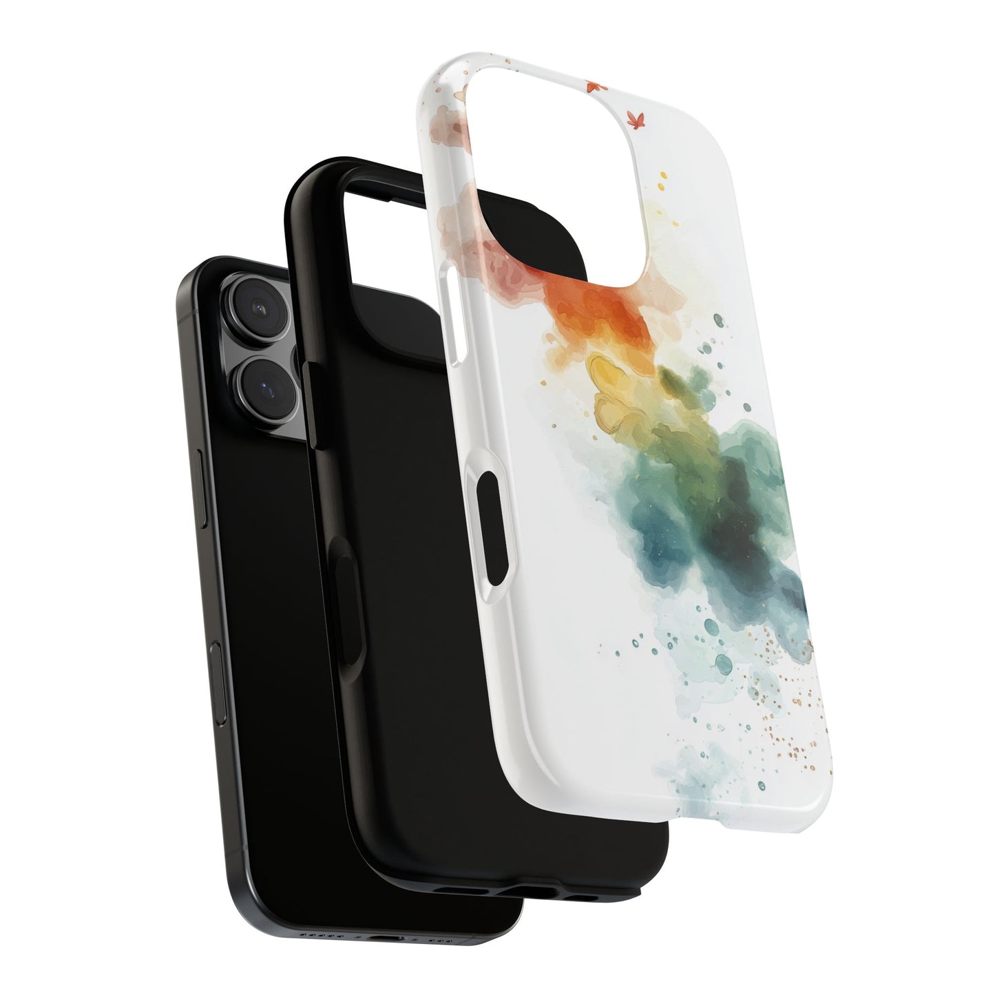 Whirlwind Rainbow Watercolor Phone Case for iPhone, google Pixel & Samsung