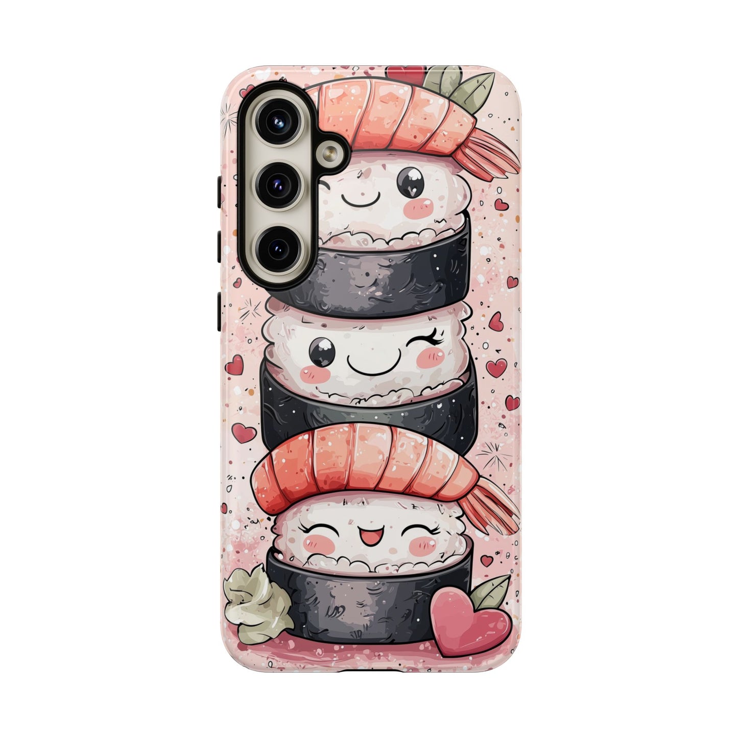 Anime Sushi Stack Phone Case β Cute & Tasty-Inspired Design for iPhone, Samsung, and Google Pixel