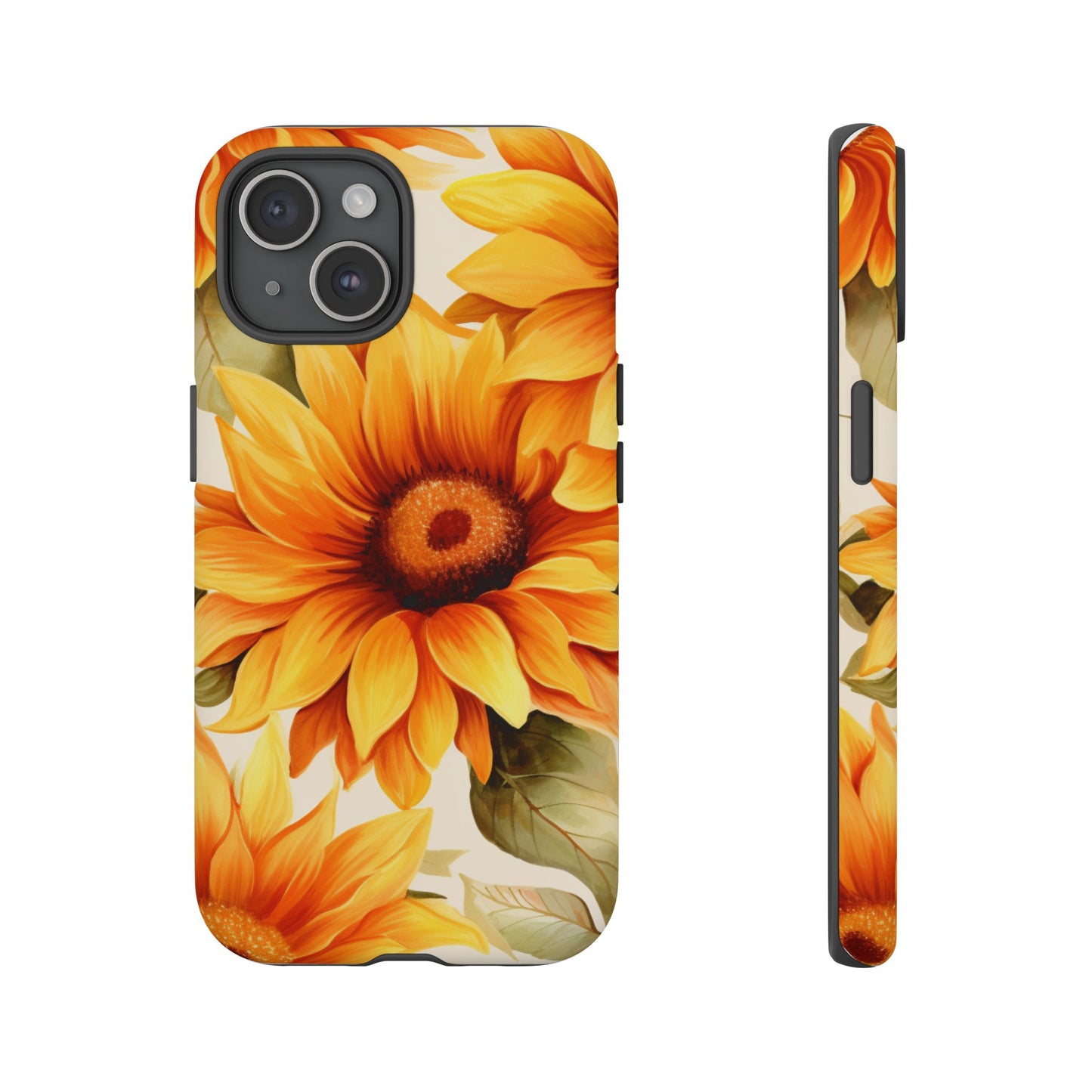 Golden Sunflower Glow Mobile Case – Radiant & Elegant