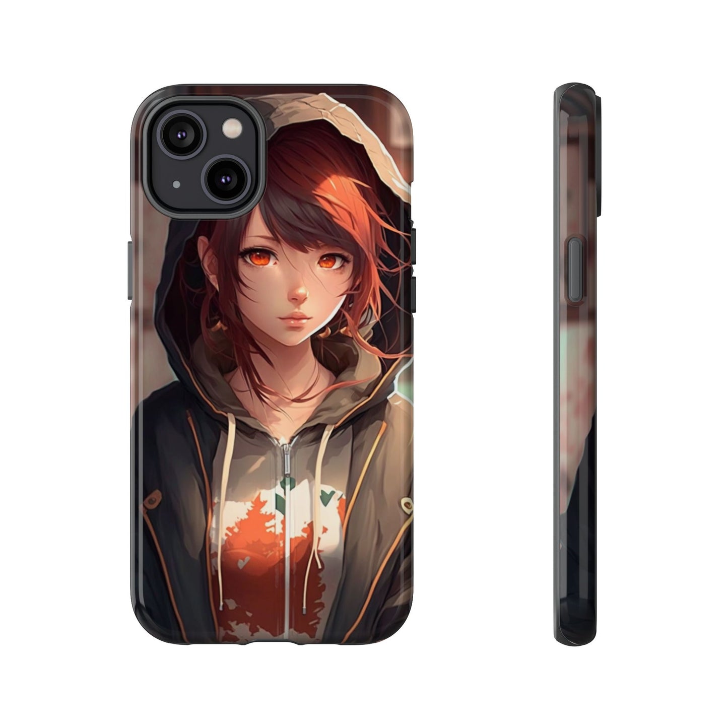 Anime Girl Phone Case - Cute Aesthetic Cover for iPhone, Samsung & Google Pixel, Girly Phone Case, Kawaii Lover Gift