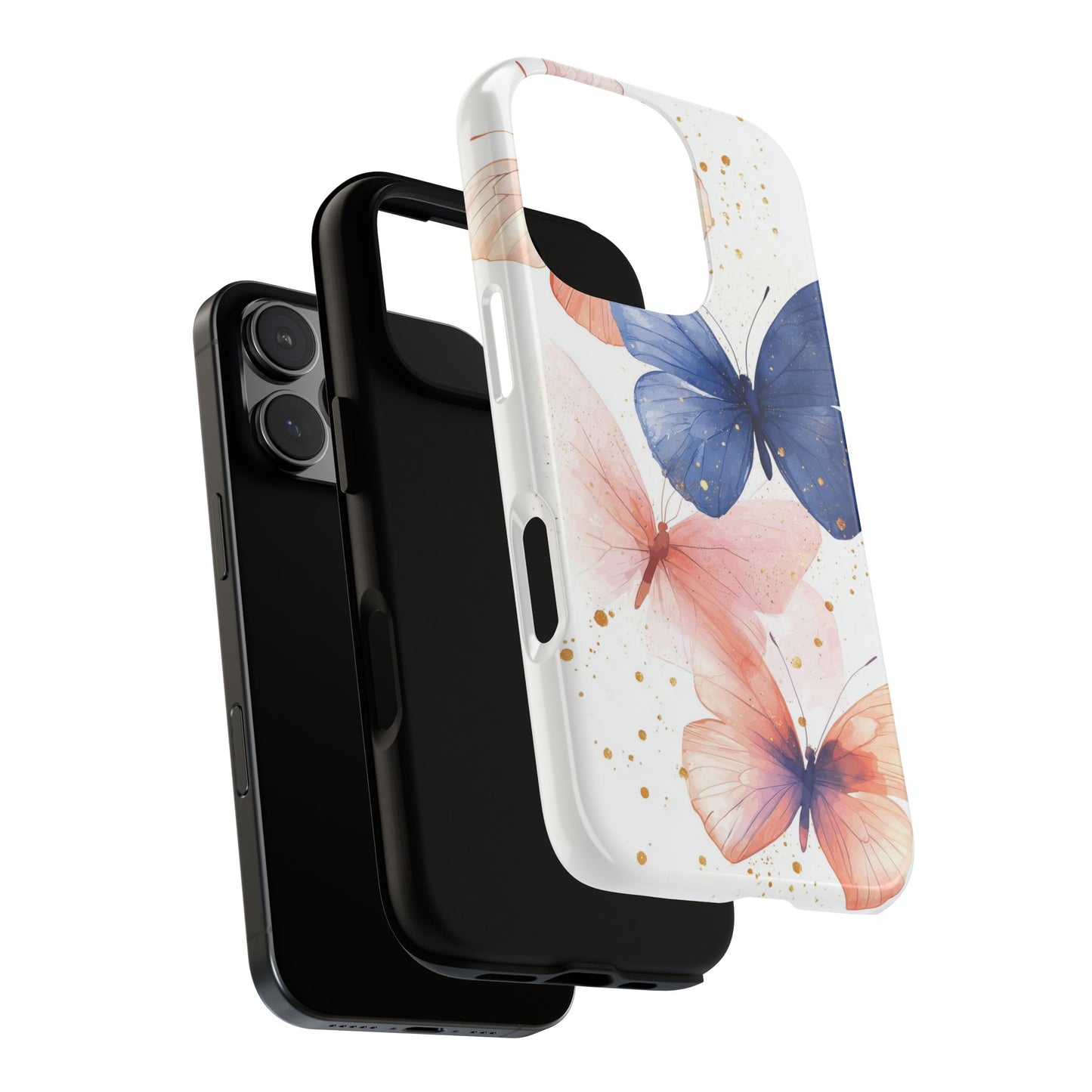 Papillon Glow" – Watercolor Butterfly Case for iPhone, google Pixel & Samsung
