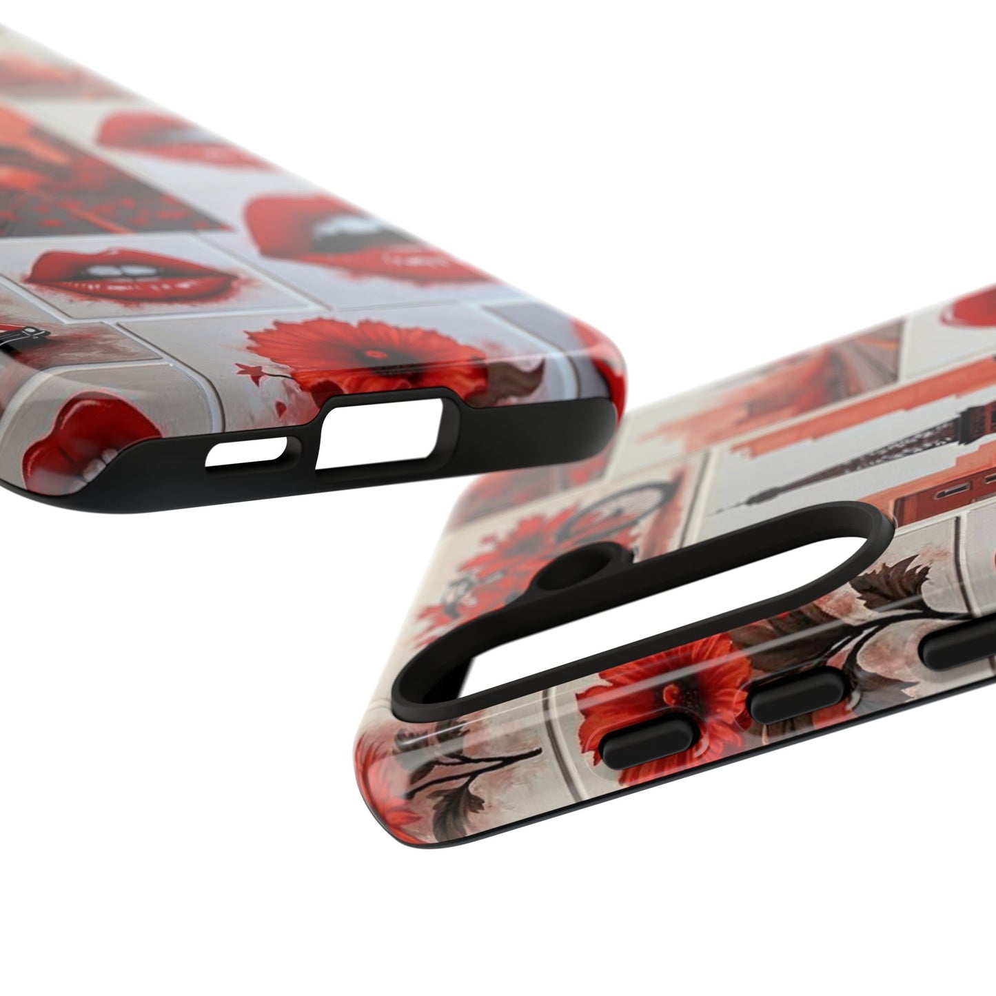 Red Lips & Eiffel Tower Phone Case