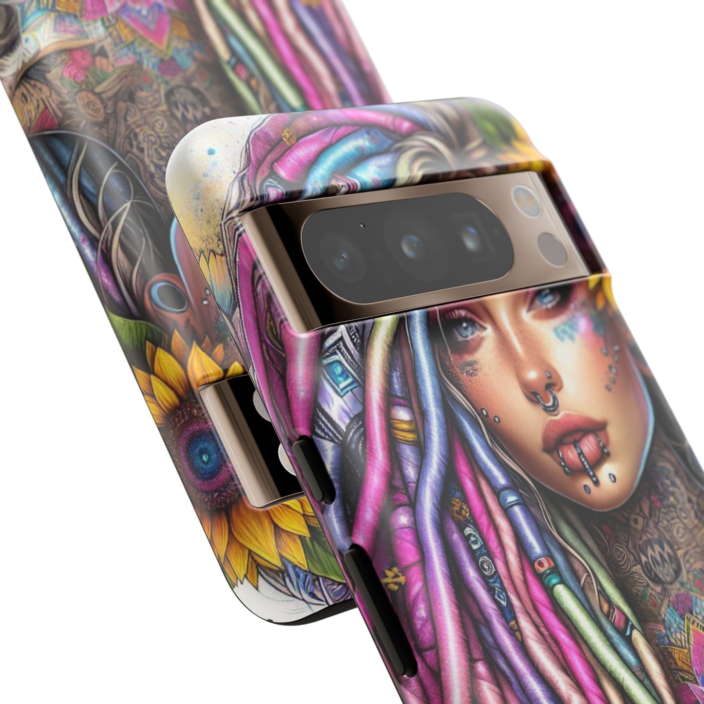 Boho Mandala Goddess – Ethereal Tattoo Art Mobile Cover
