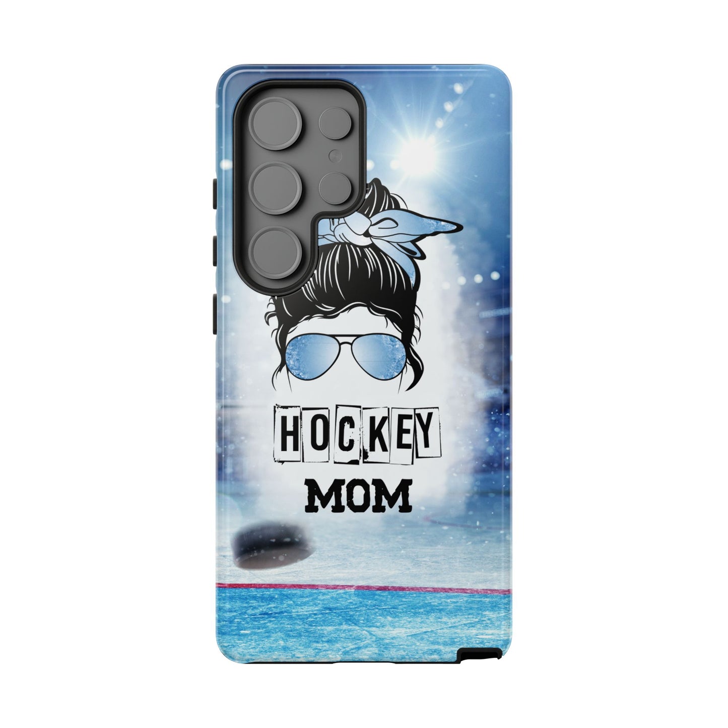 Hockey Mama Phone Case - Protective & Stylish Cover for iPhone, Samsung & Google Pixel, Messy Bun Phone Case, Gift for Game Lover