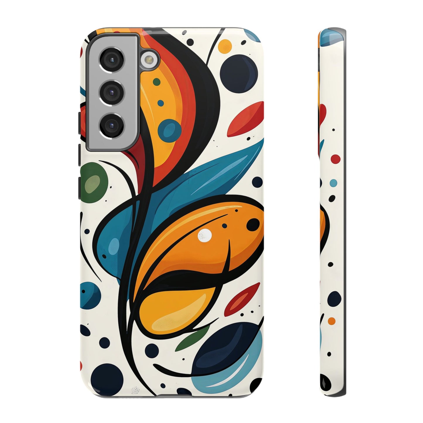 Vibrance Bloom – Bold Abstract Burst Phone Case for iPhone, Google Pixel, Samsung