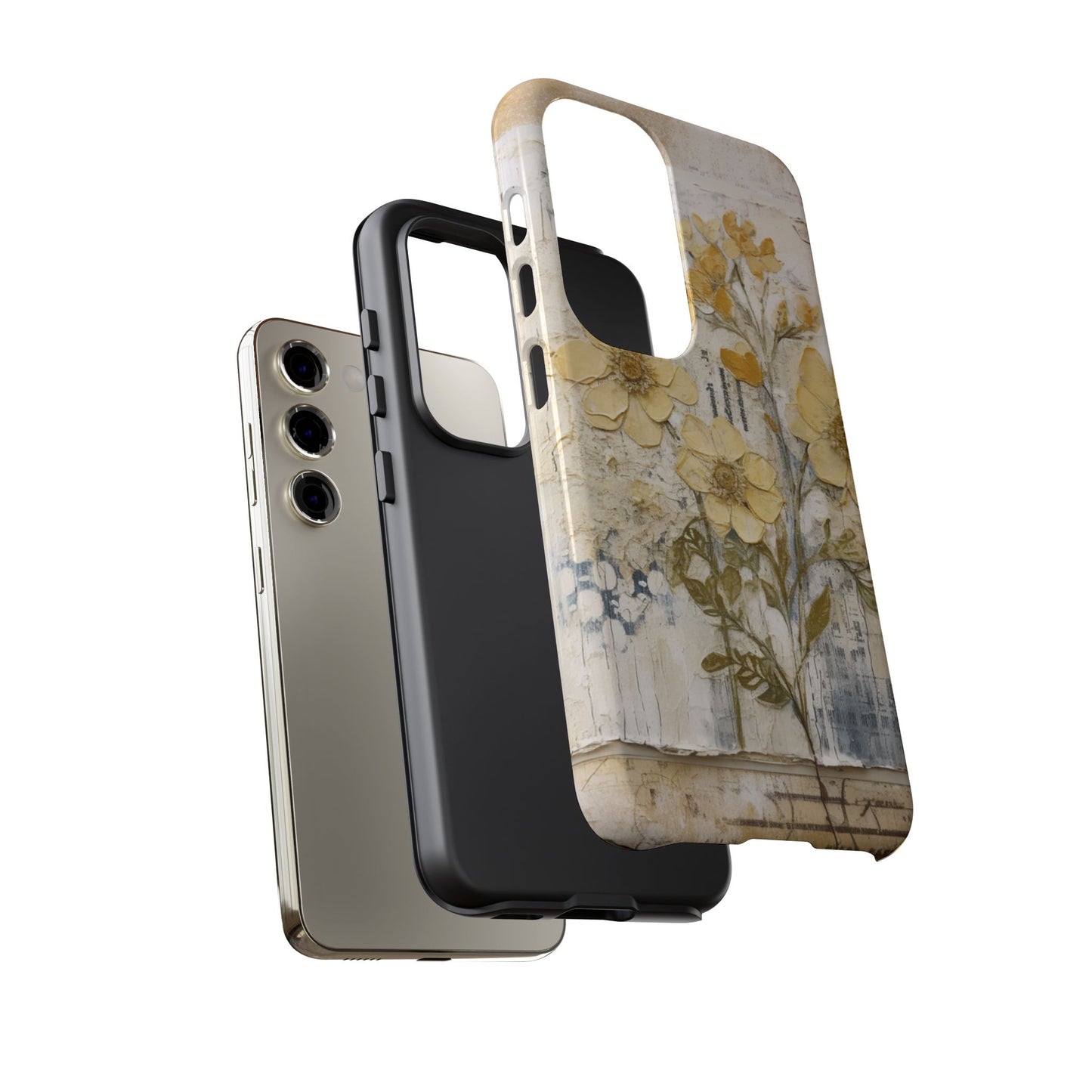 Vintage Botanical Floral Mobile Case