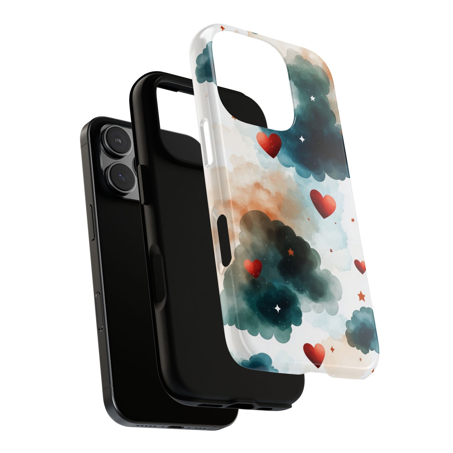 Celestial Heart Drift - Anime Aesthetic Phone Case for iPhone, Samsung, Google Pixel